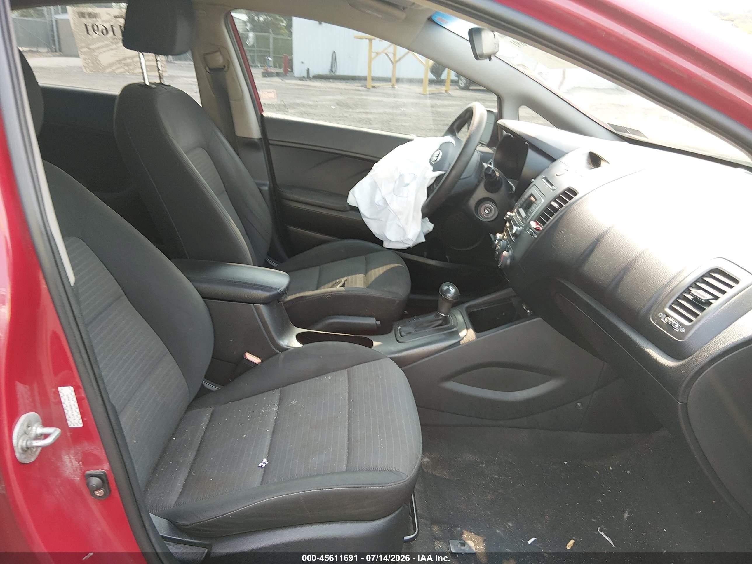 2014 Kia Forte Lx Красный vin: KNAFX4A69E5146405
