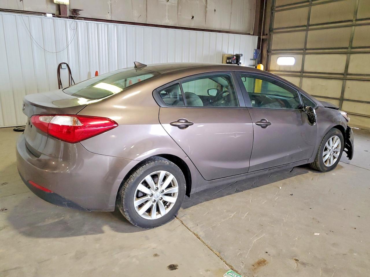 2014 Kia Forte Lx Tan vin: KNAFX4A69E5208420