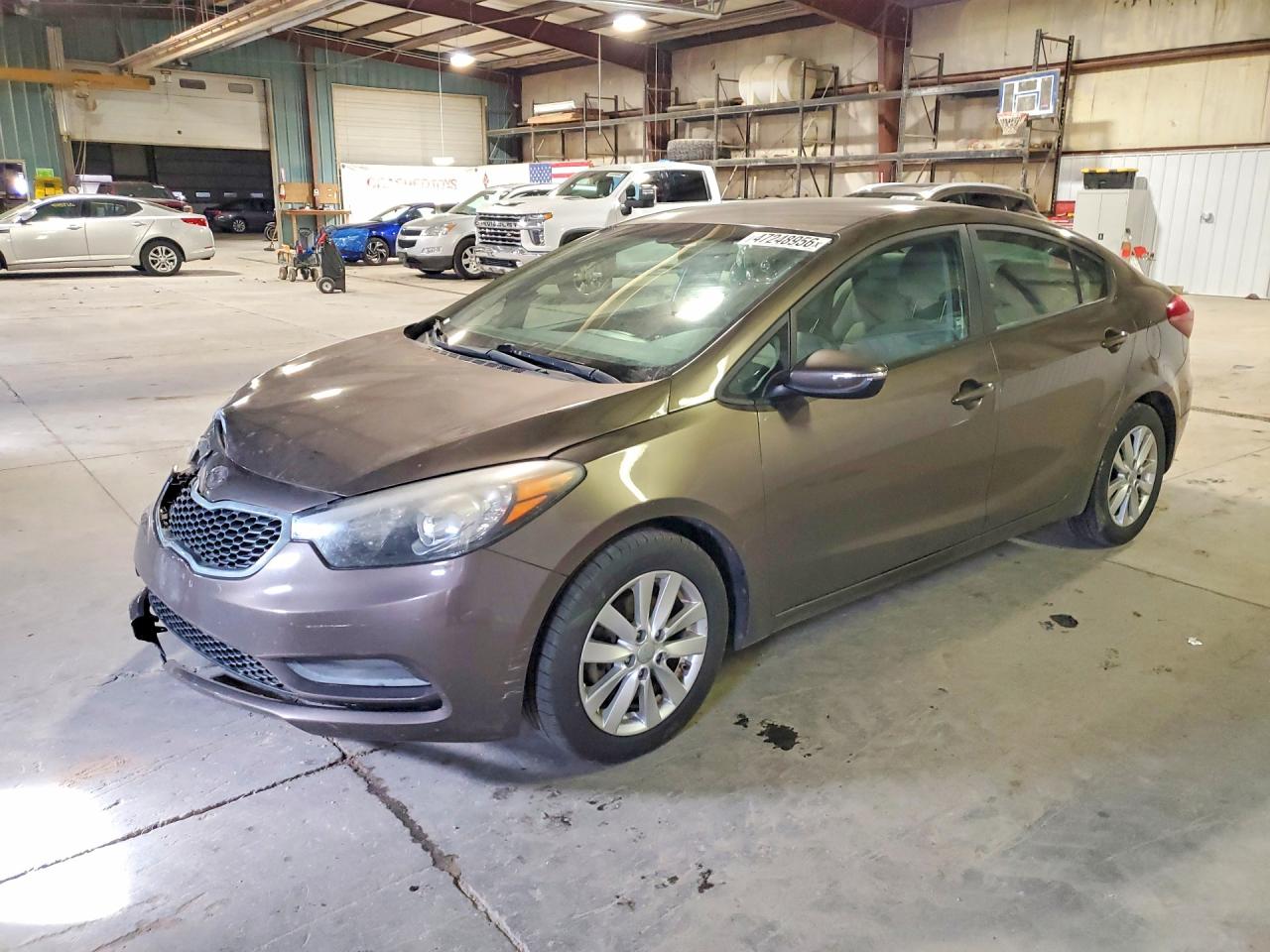 2014 Kia Forte Lx Желто-коричневый vin: KNAFX4A69E5208420