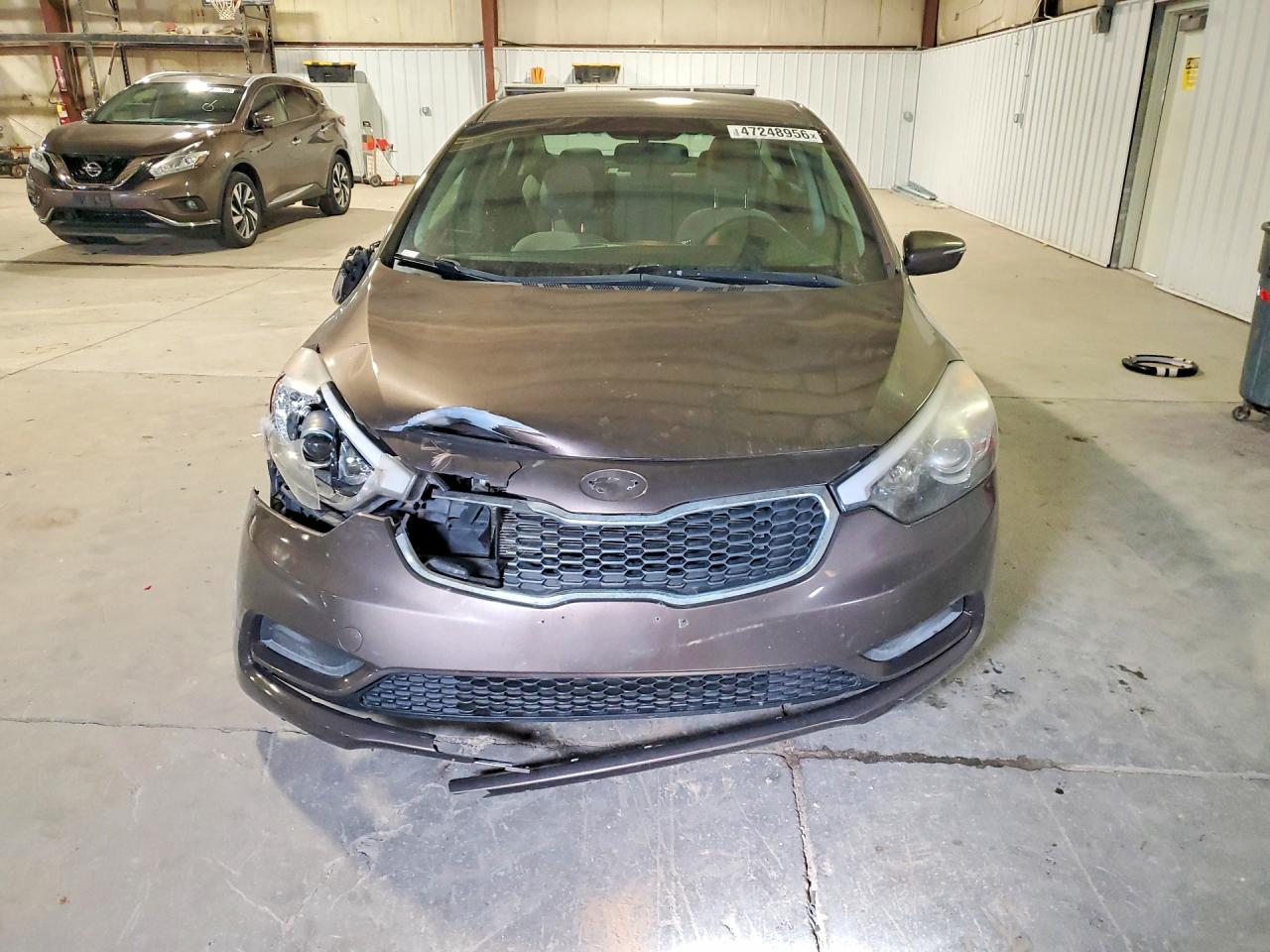 2014 Kia Forte Lx Tan vin: KNAFX4A69E5208420