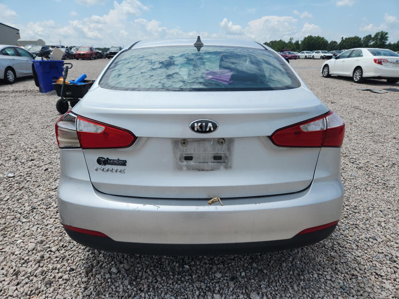 2014 Kia Forte Lx Silver vin: KNAFX4A69E5208787