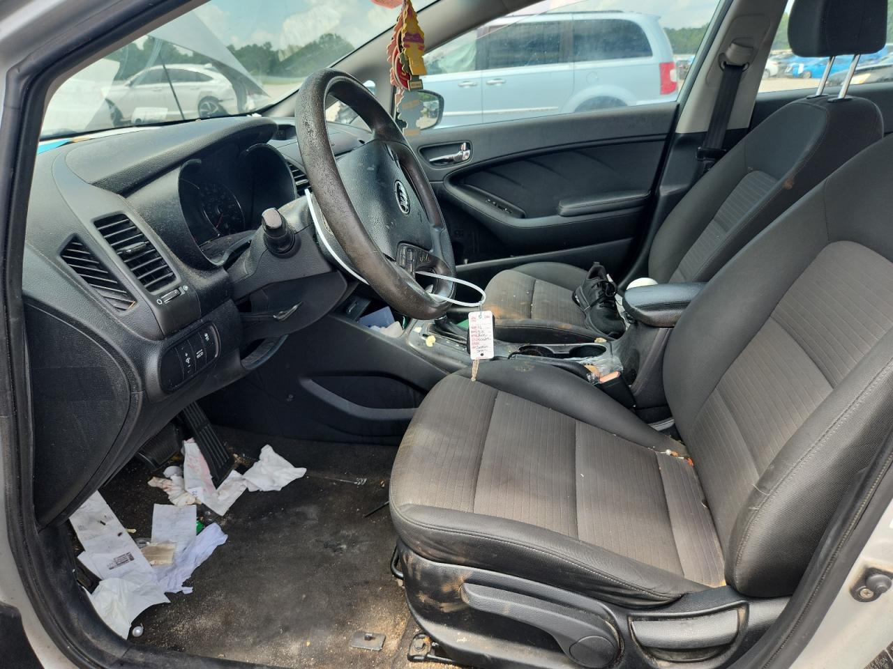 2014 Kia Forte Lx Silver vin: KNAFX4A69E5208787