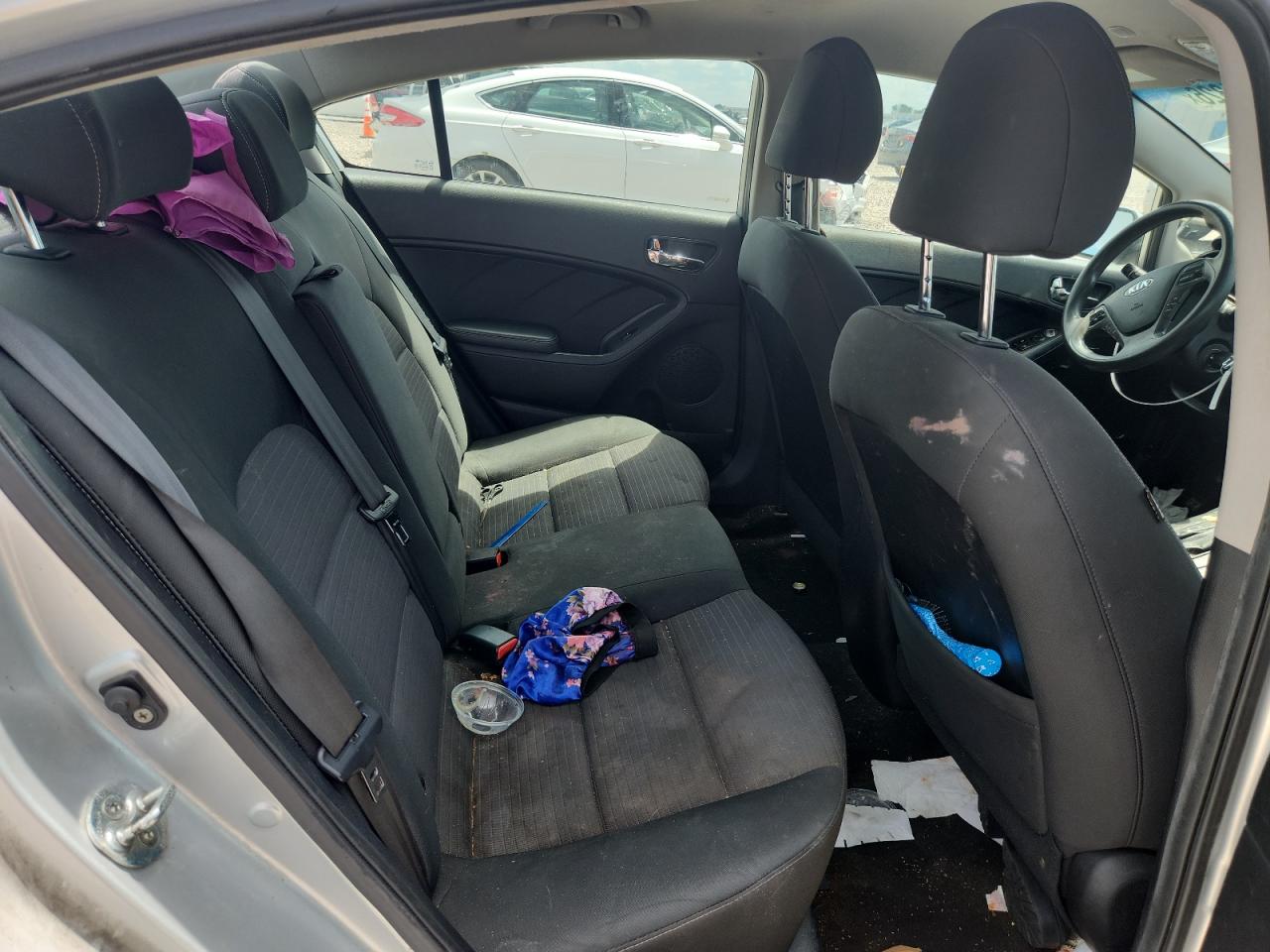 2014 Kia Forte Lx Silver vin: KNAFX4A69E5208787