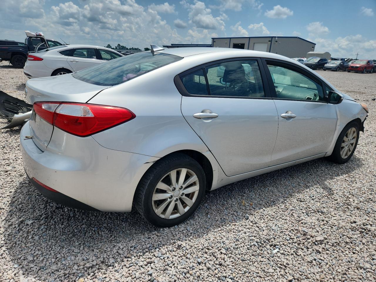 2014 Kia Forte Lx Silver vin: KNAFX4A69E5208787