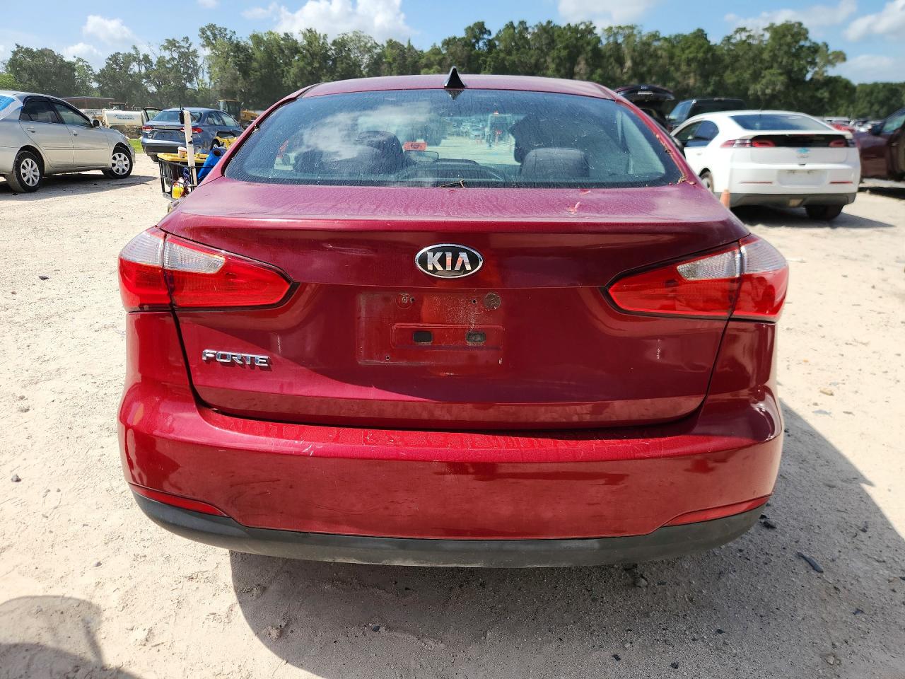 2014 Kia Forte Lx Красный vin: KNAFX4A69E5226464