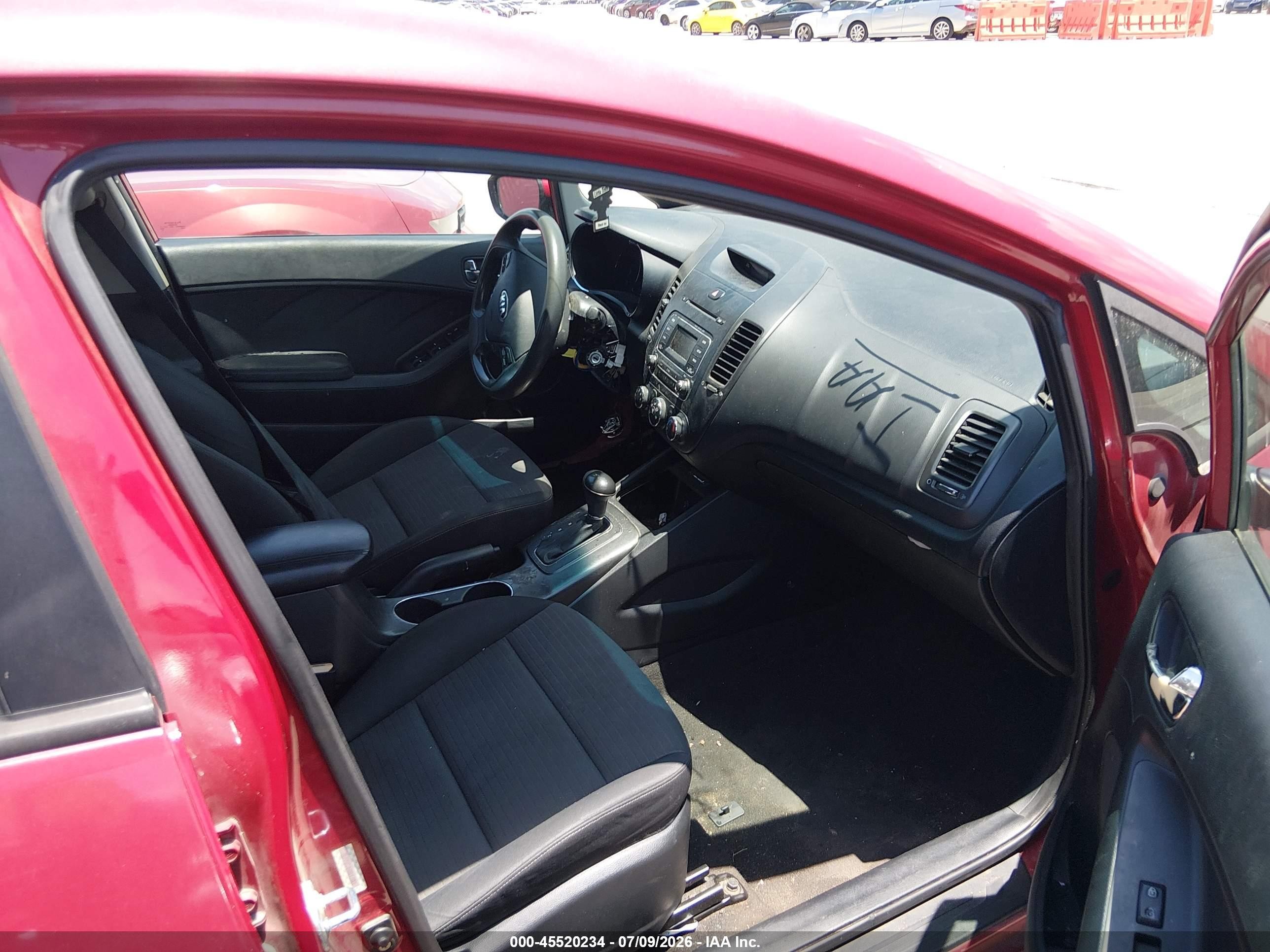 2015 Kia Forte Lx Красный vin: KNAFX4A69F5255710