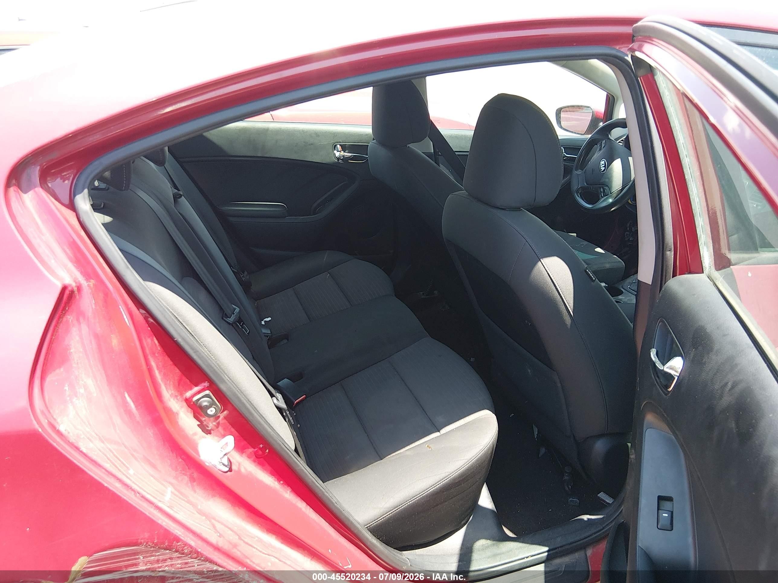 2015 Kia Forte Lx Красный vin: KNAFX4A69F5255710
