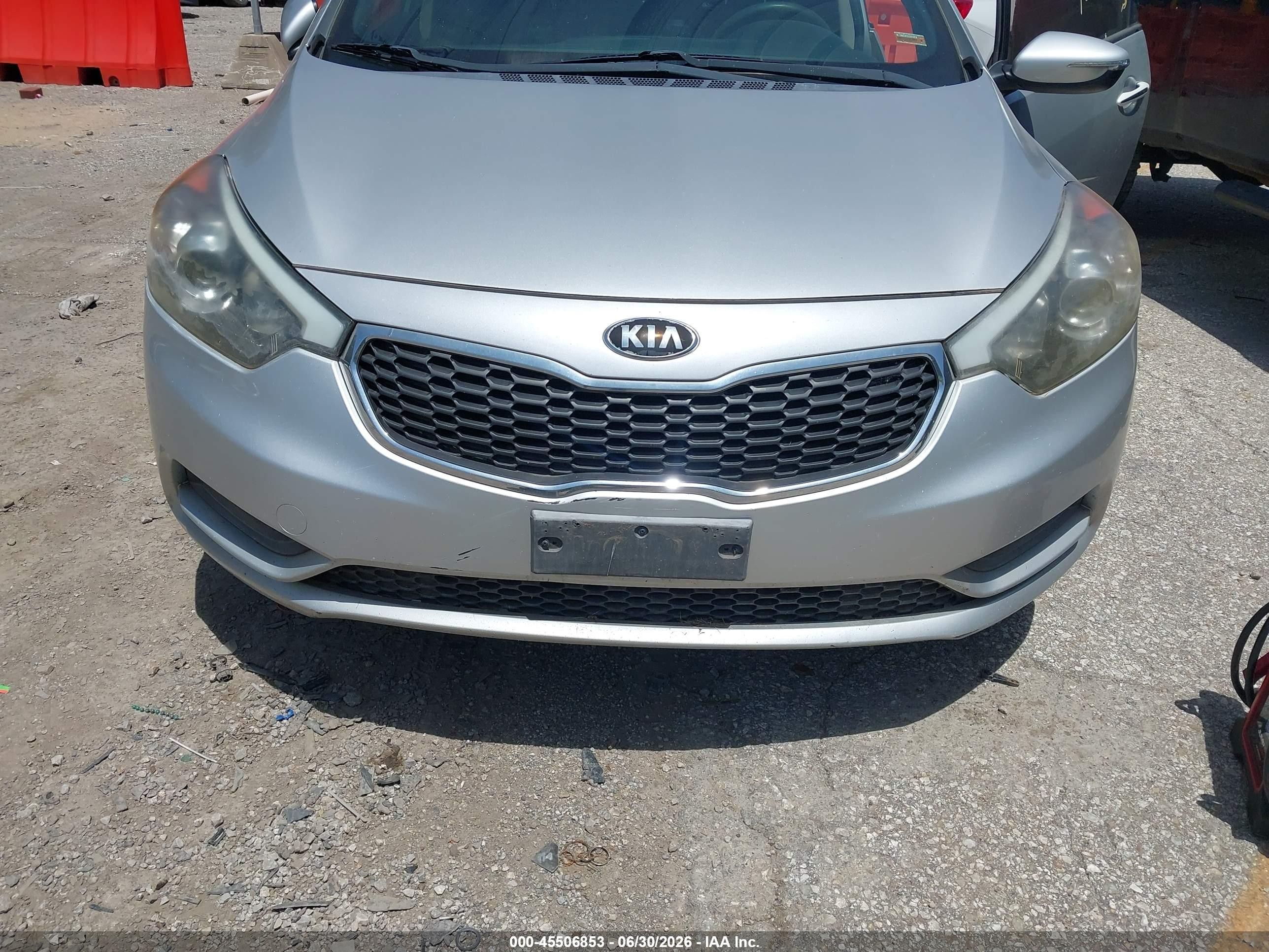 2015 Kia Forte Lx Silver vin: KNAFX4A69F5263127