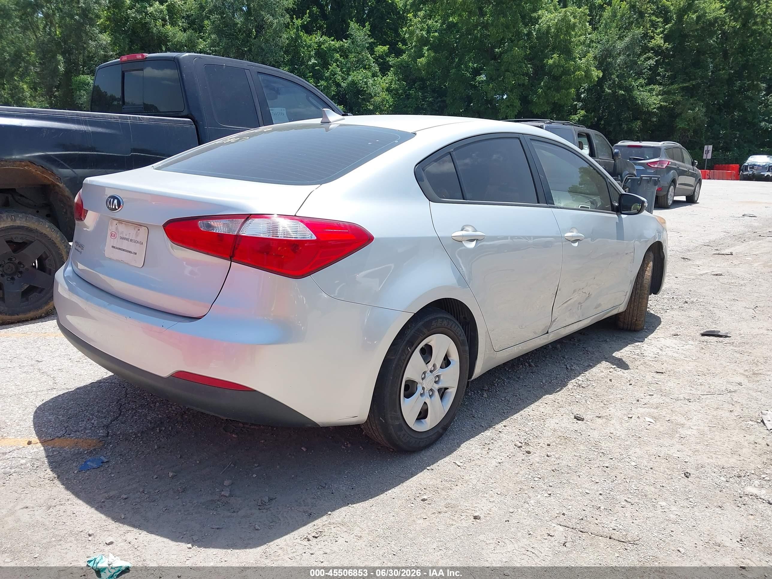 2015 Kia Forte Lx Silver vin: KNAFX4A69F5263127