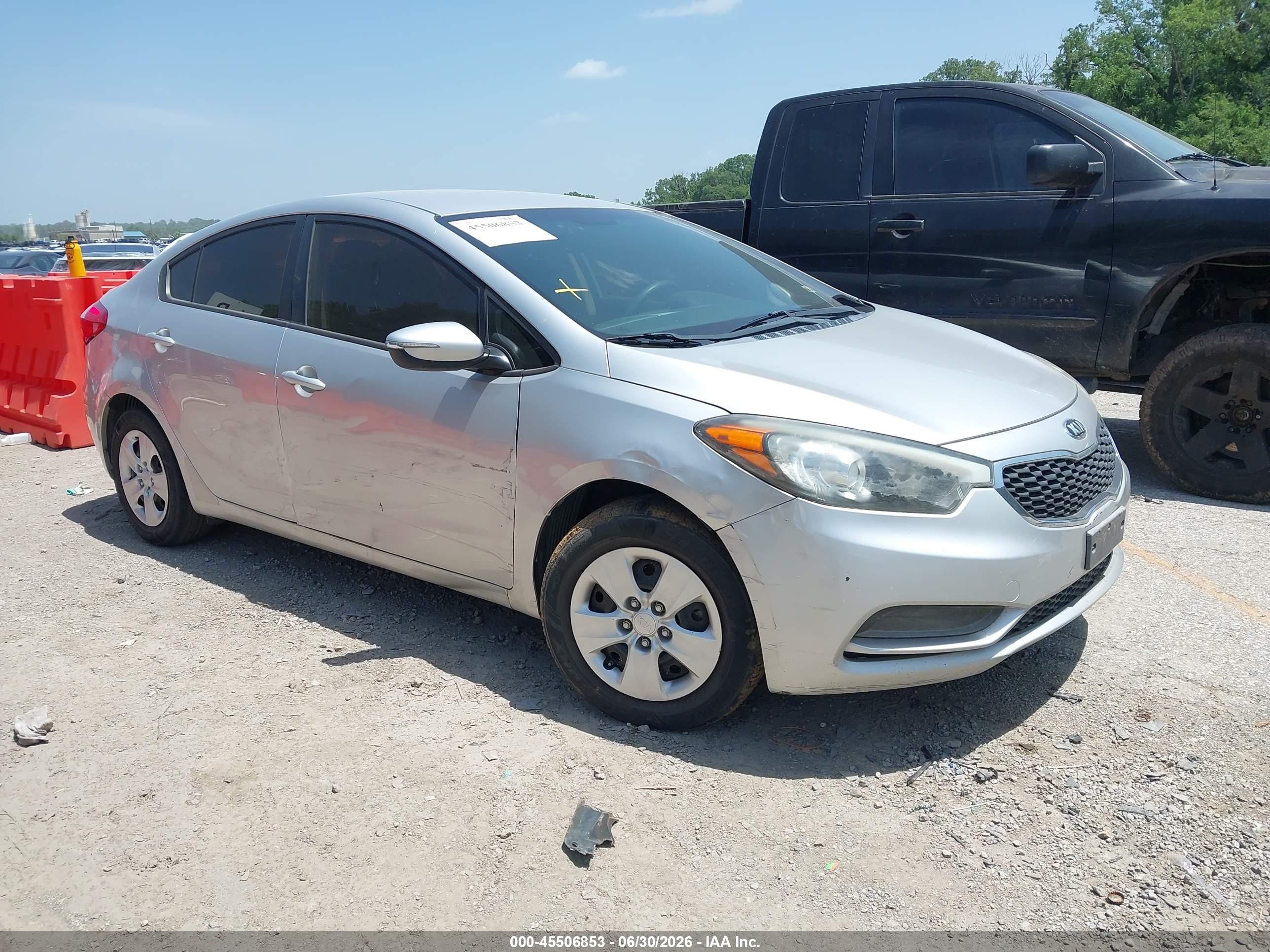 2015 Kia Forte Lx Silver vin: KNAFX4A69F5263127