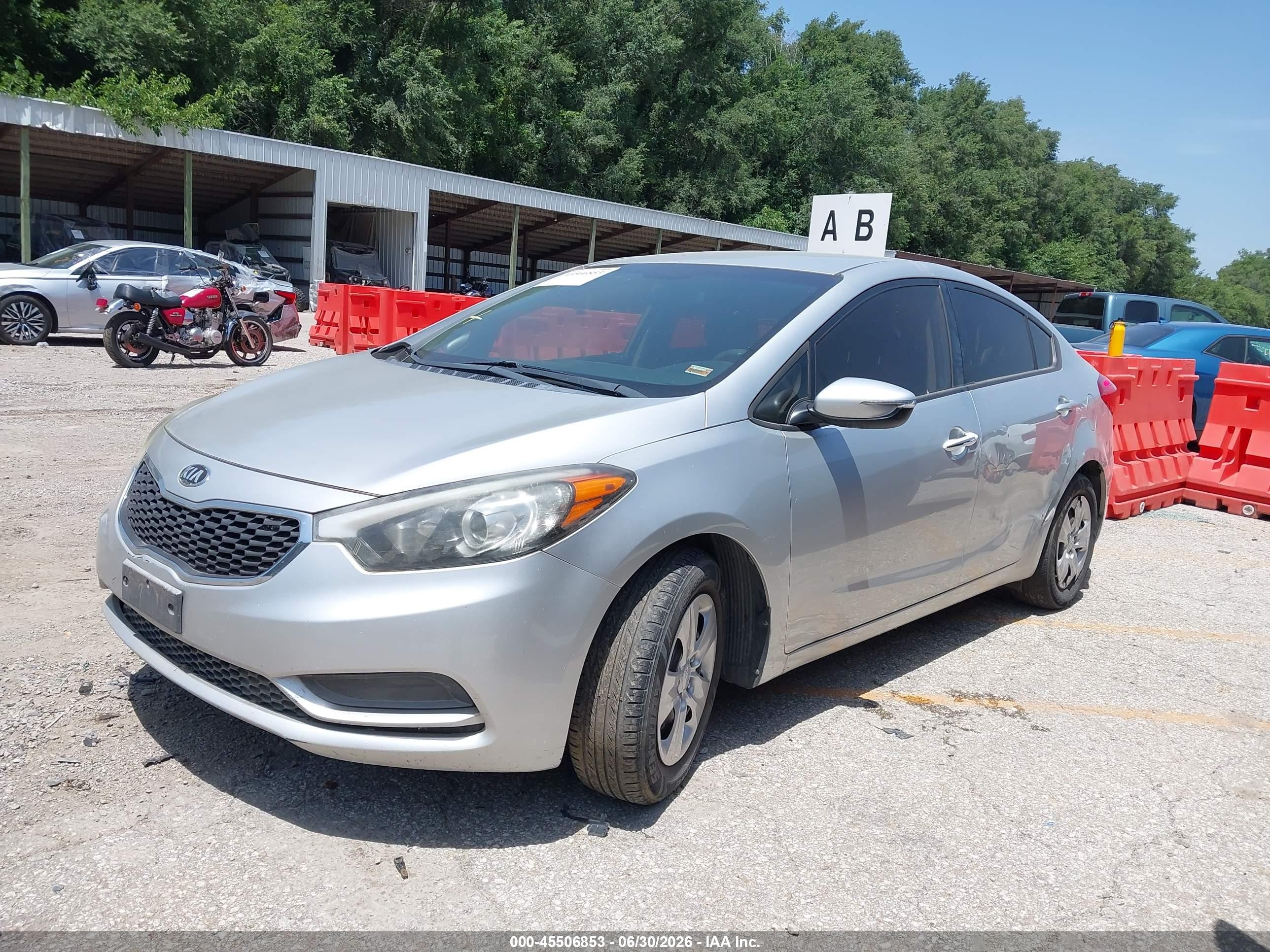 2015 Kia Forte Lx Silver vin: KNAFX4A69F5263127