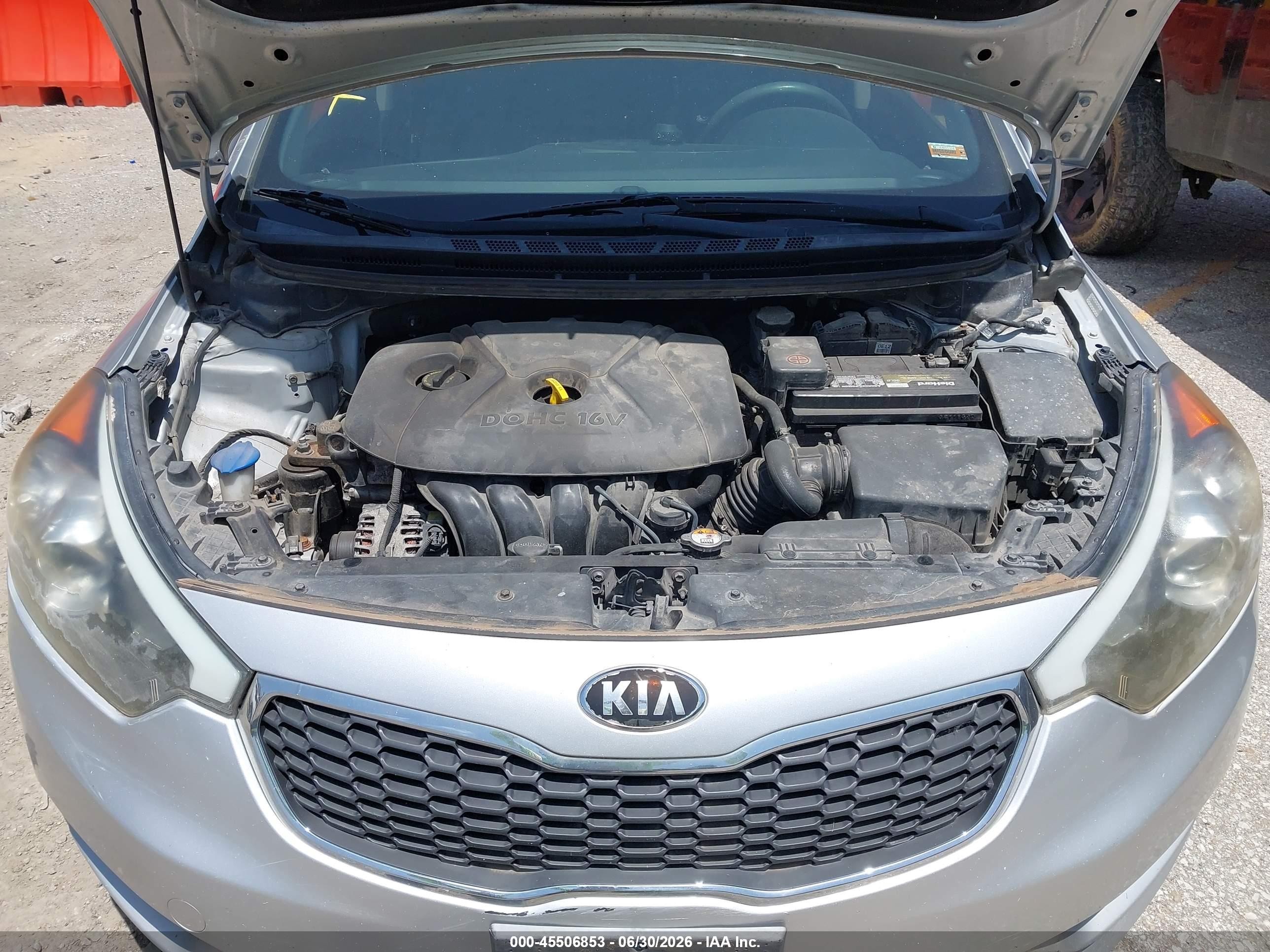 2015 Kia Forte Lx Silver vin: KNAFX4A69F5263127