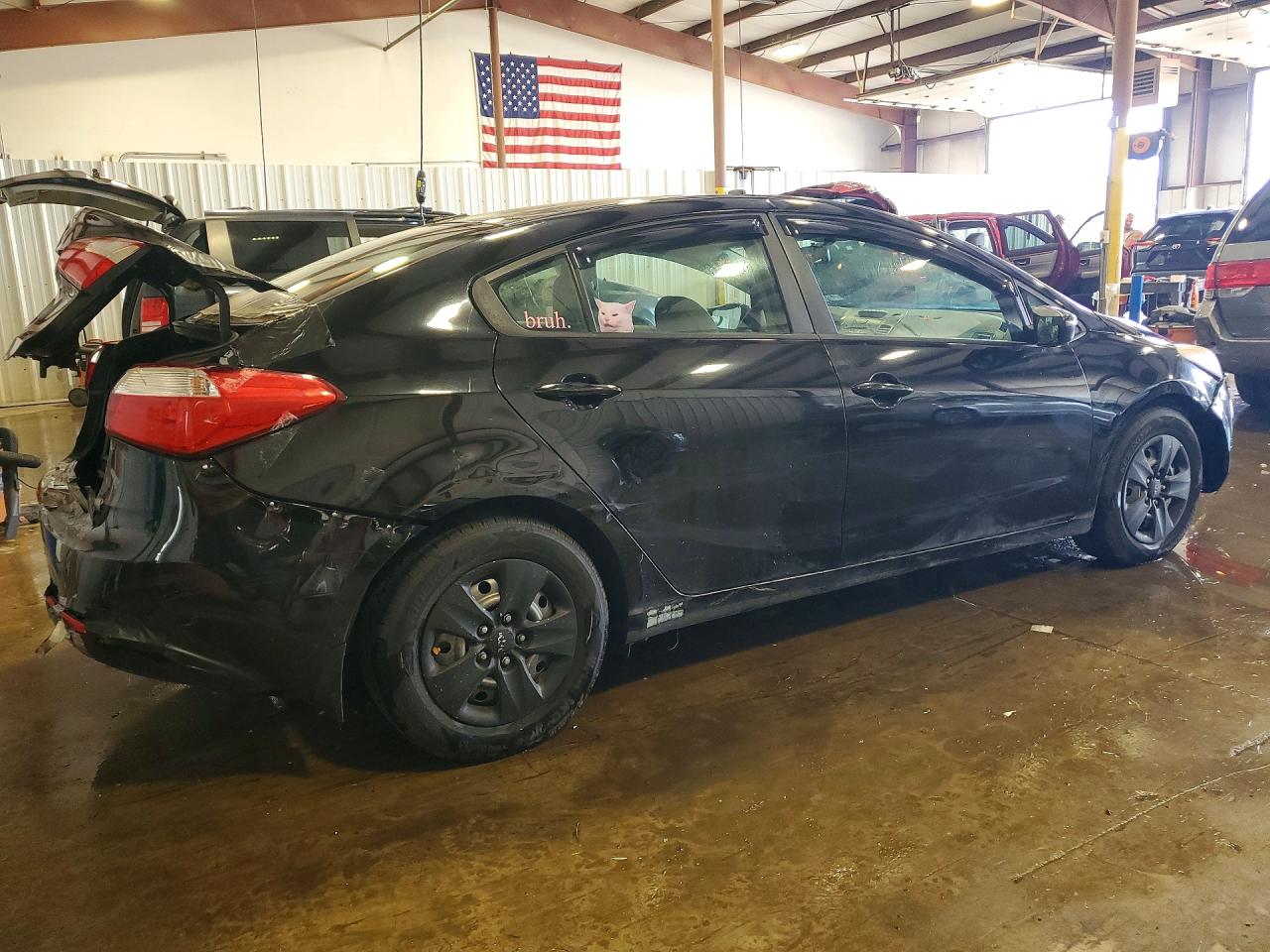2015 Kia Forte Lx Black vin: KNAFX4A69F5280283