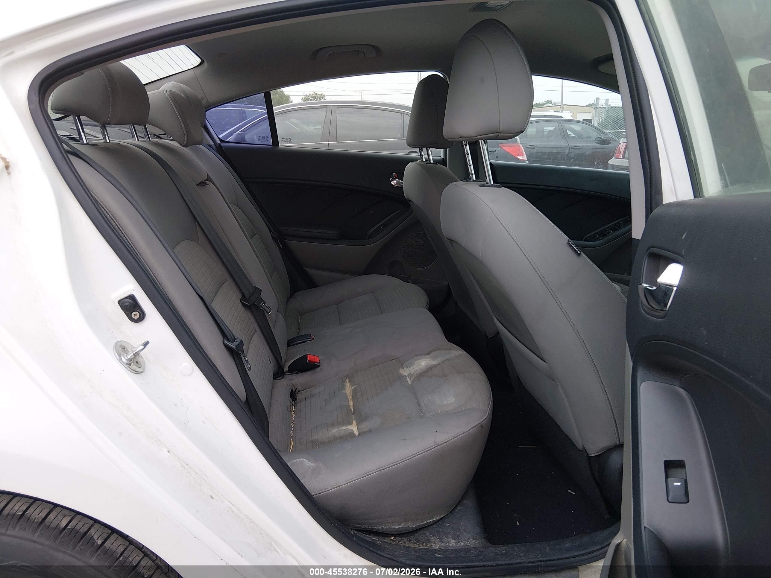 2015 Kia Forte Lx White vin: KNAFX4A69F5281725