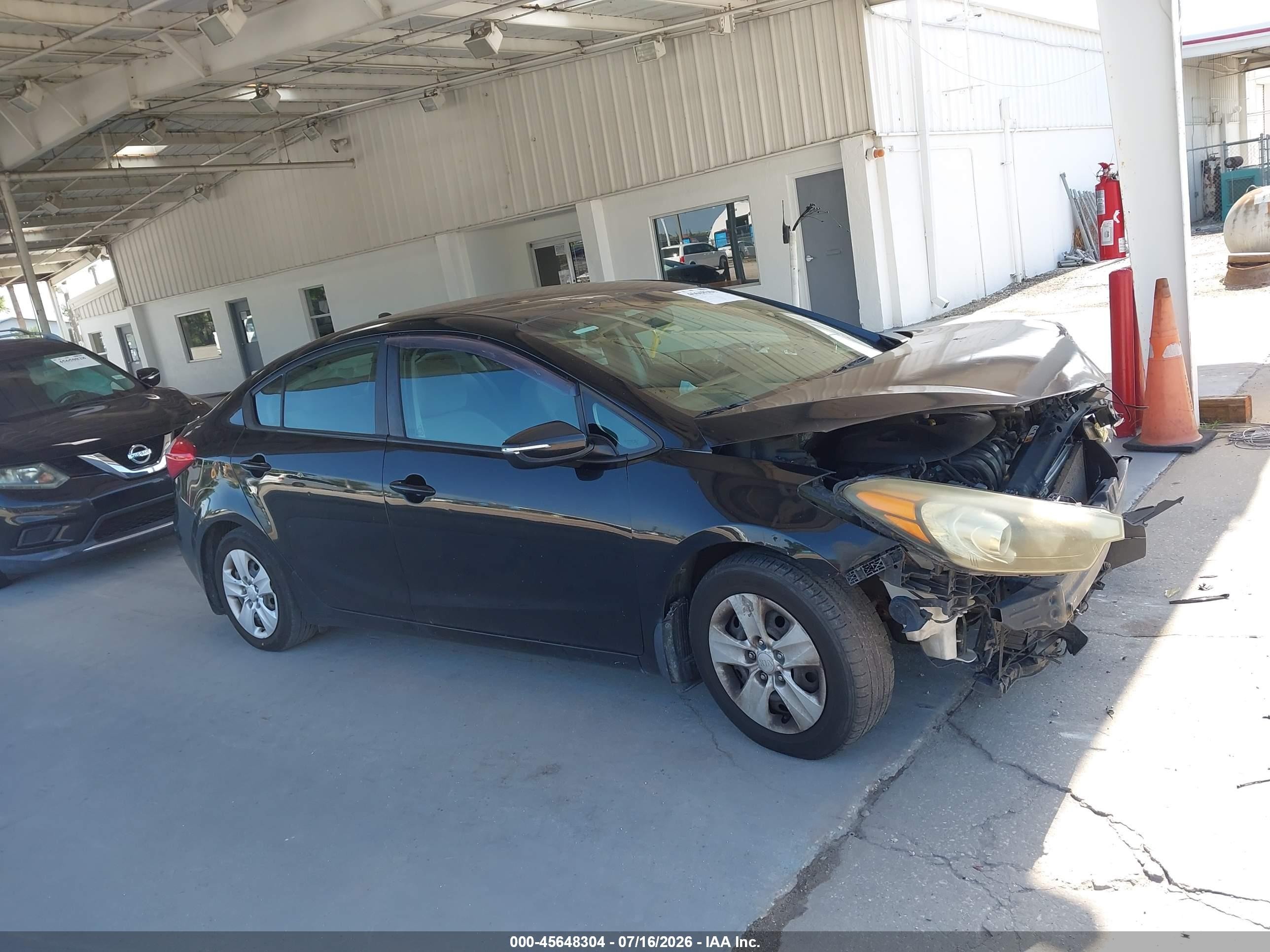2015 Kia Forte Lx Black vin: KNAFX4A69F5299853
