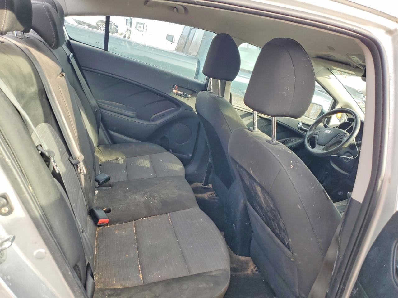 2015 Kia Forte Lx Silver vin: KNAFX4A69F5305358