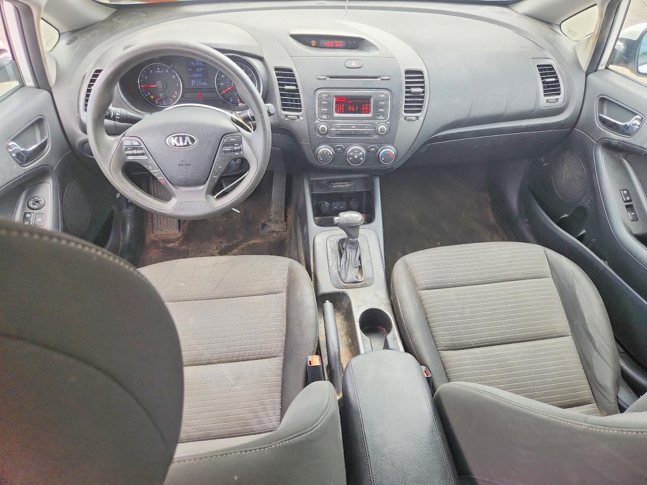 2015 Kia Forte Lx White vin: KNAFX4A69F5306252