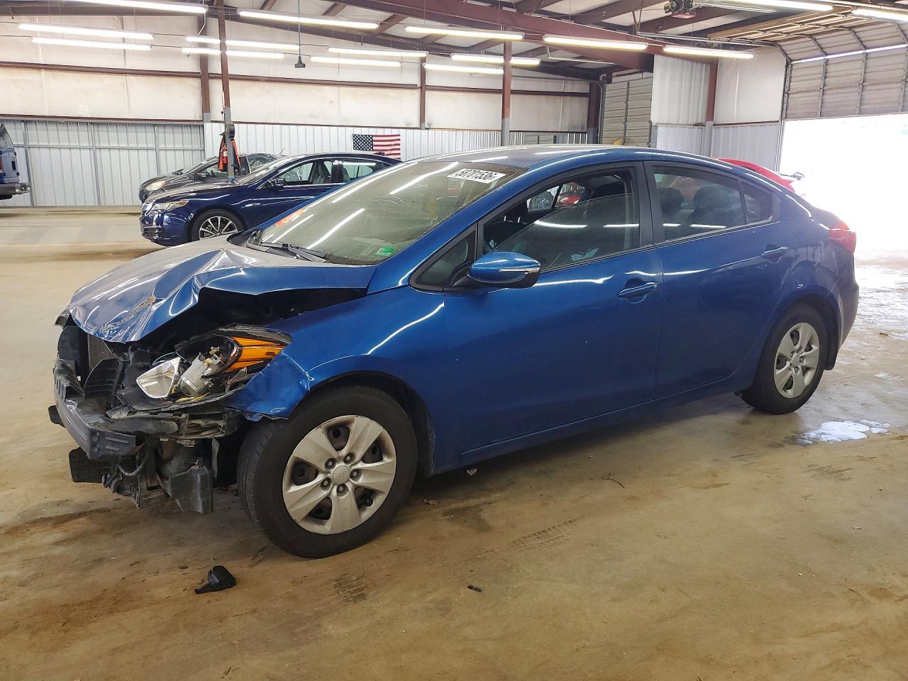 2015 Kia Forte Lx Blue vin: KNAFX4A69F5314027