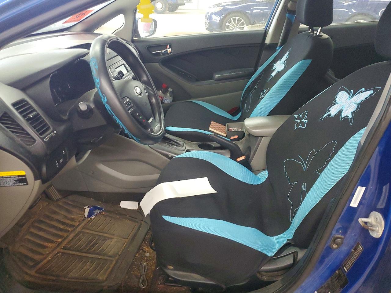 2015 Kia Forte Lx Blue vin: KNAFX4A69F5314027