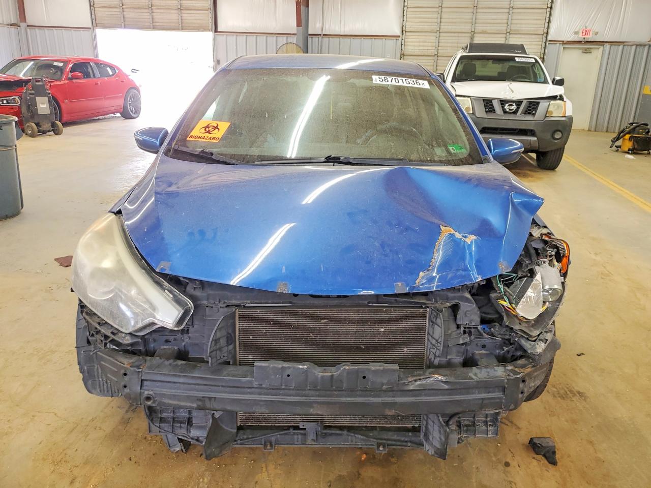 2015 Kia Forte Lx Blue vin: KNAFX4A69F5314027