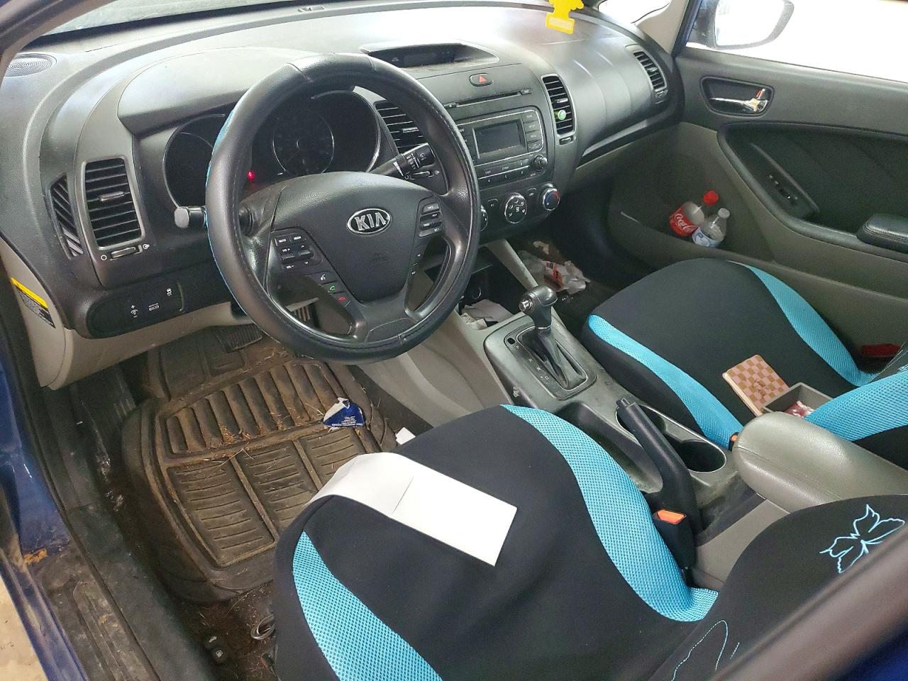 2015 Kia Forte Lx Blue vin: KNAFX4A69F5314027