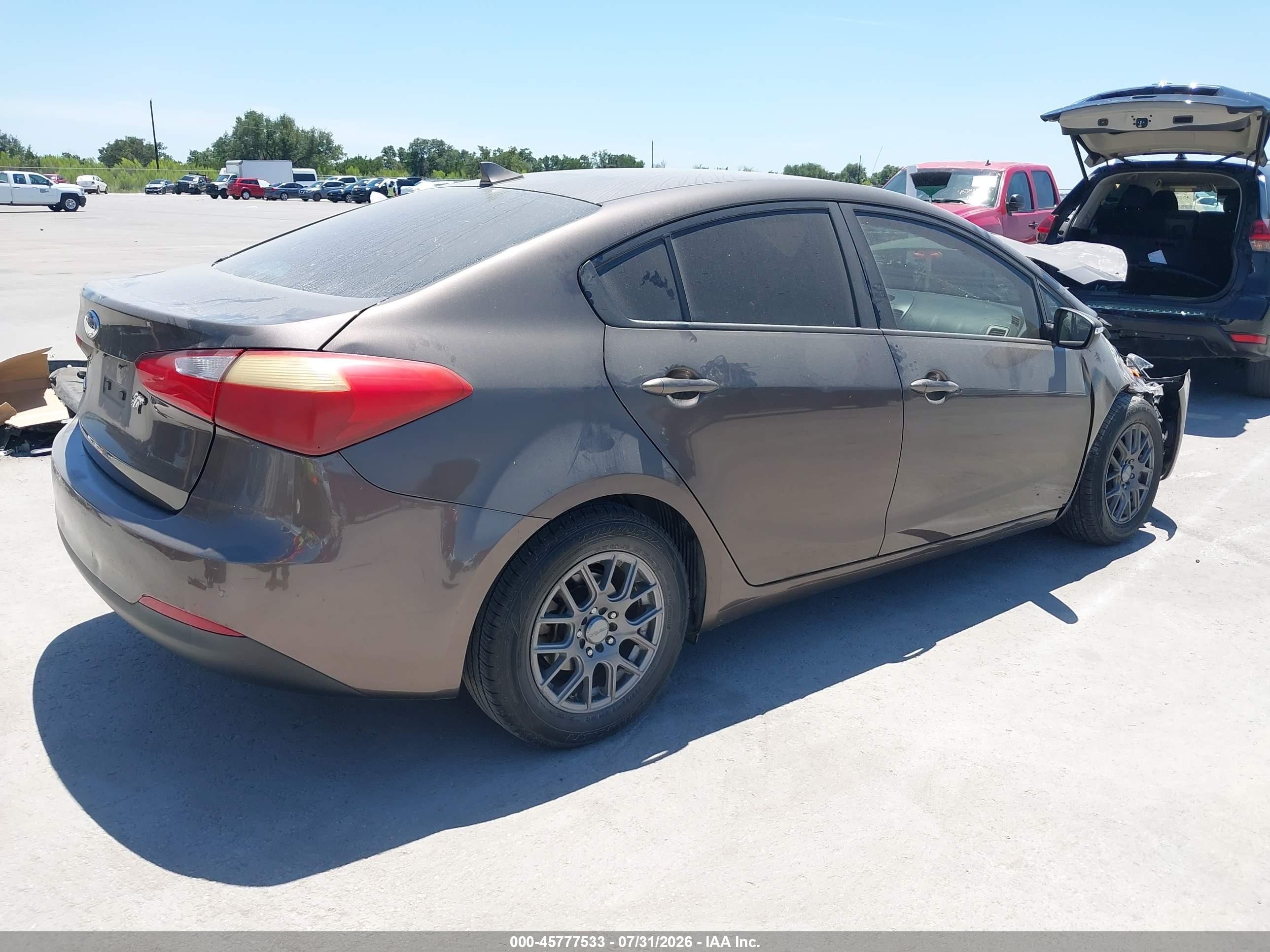 2015 Kia Forte Lx Pewter vin: KNAFX4A69F5333015