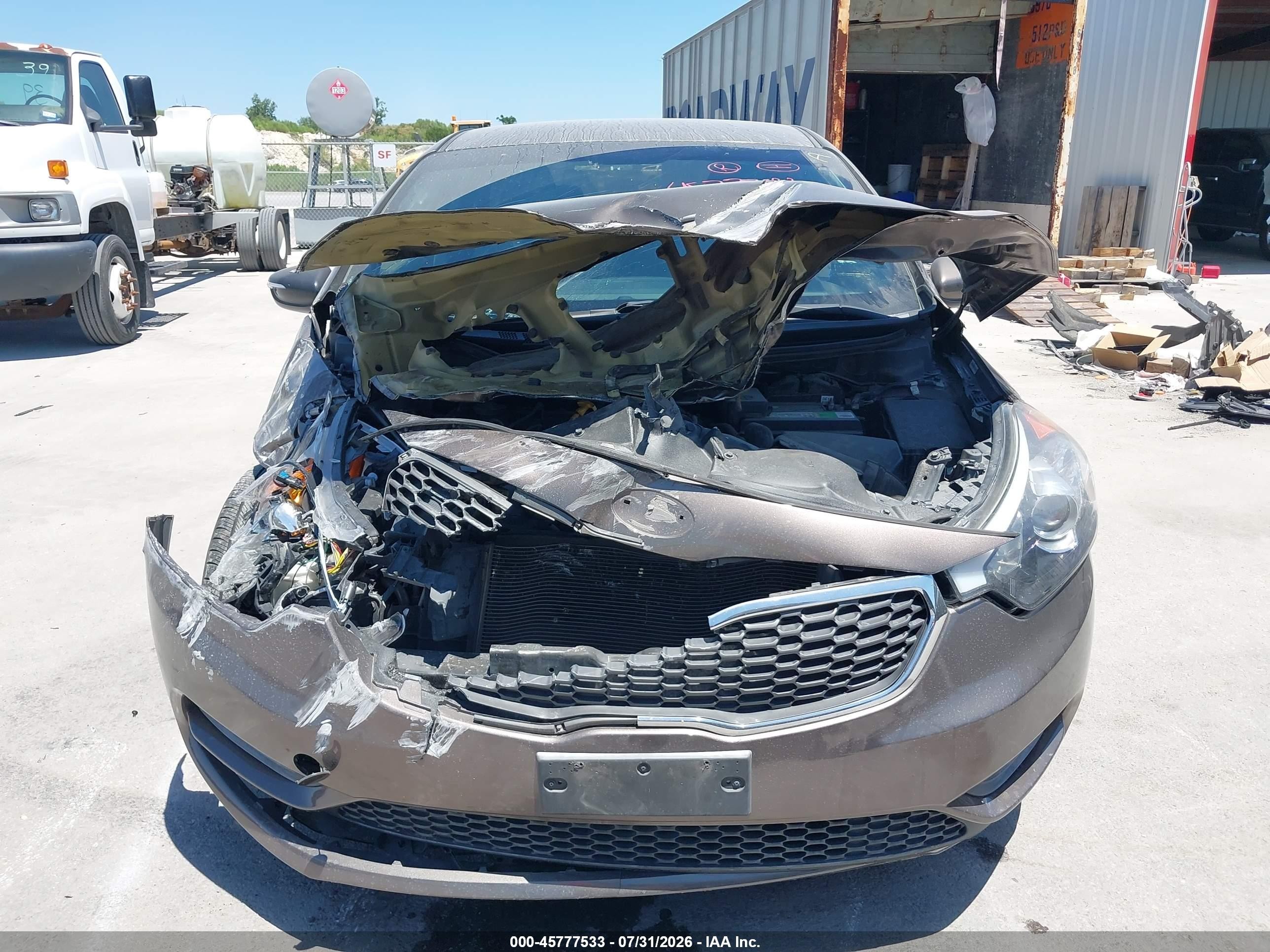 2015 Kia Forte Lx Pewter vin: KNAFX4A69F5333015
