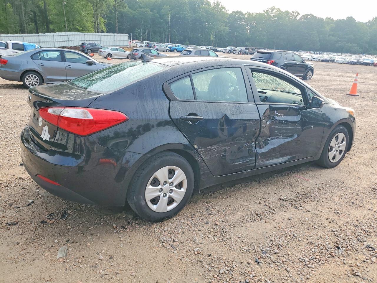 2015 Kia Forte Lx Black vin: KNAFX4A69F5395319