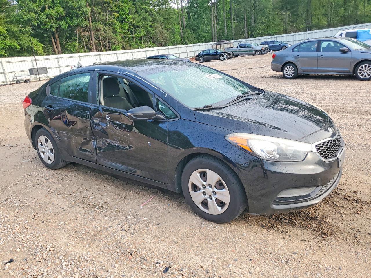 2015 Kia Forte Lx Black vin: KNAFX4A69F5395319