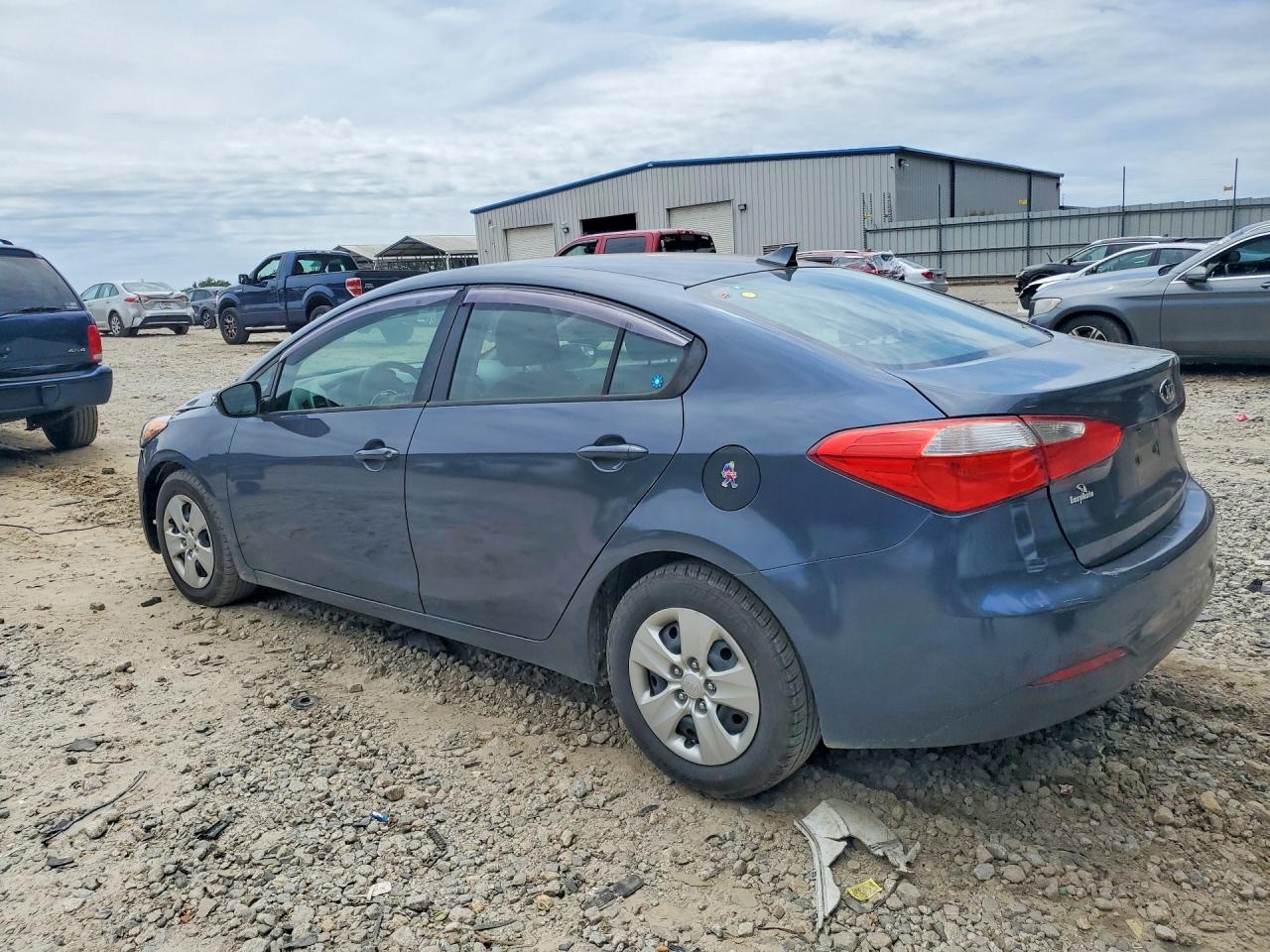 2015 Kia Forte Lx Blue vin: KNAFX4A69F5407632