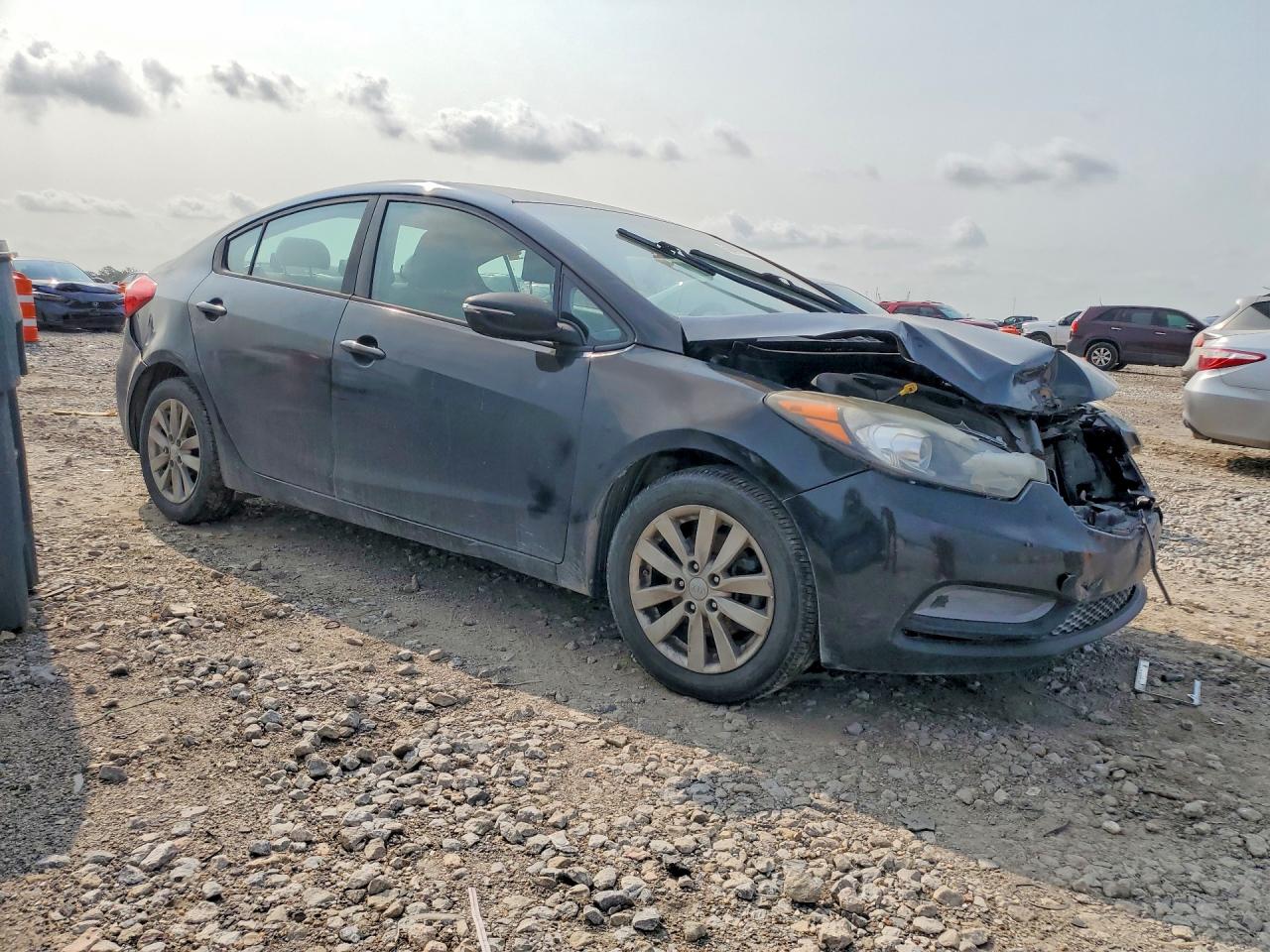 2015 Kia Forte Black vin: KNAFX4A69F5414497