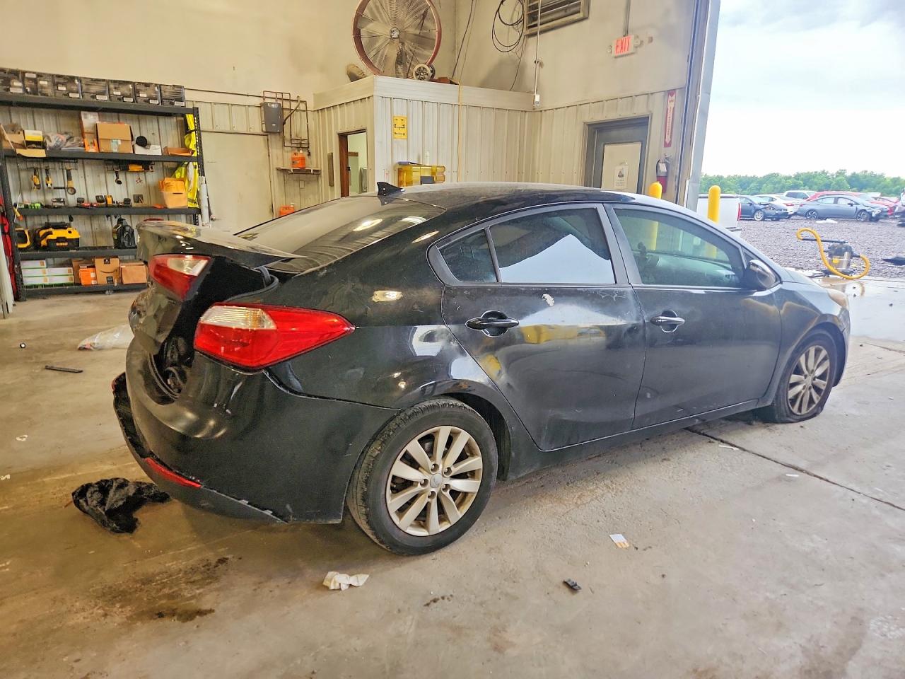 2014 Kia Forte Lx Black vin: KNAFX4A6XE5048550