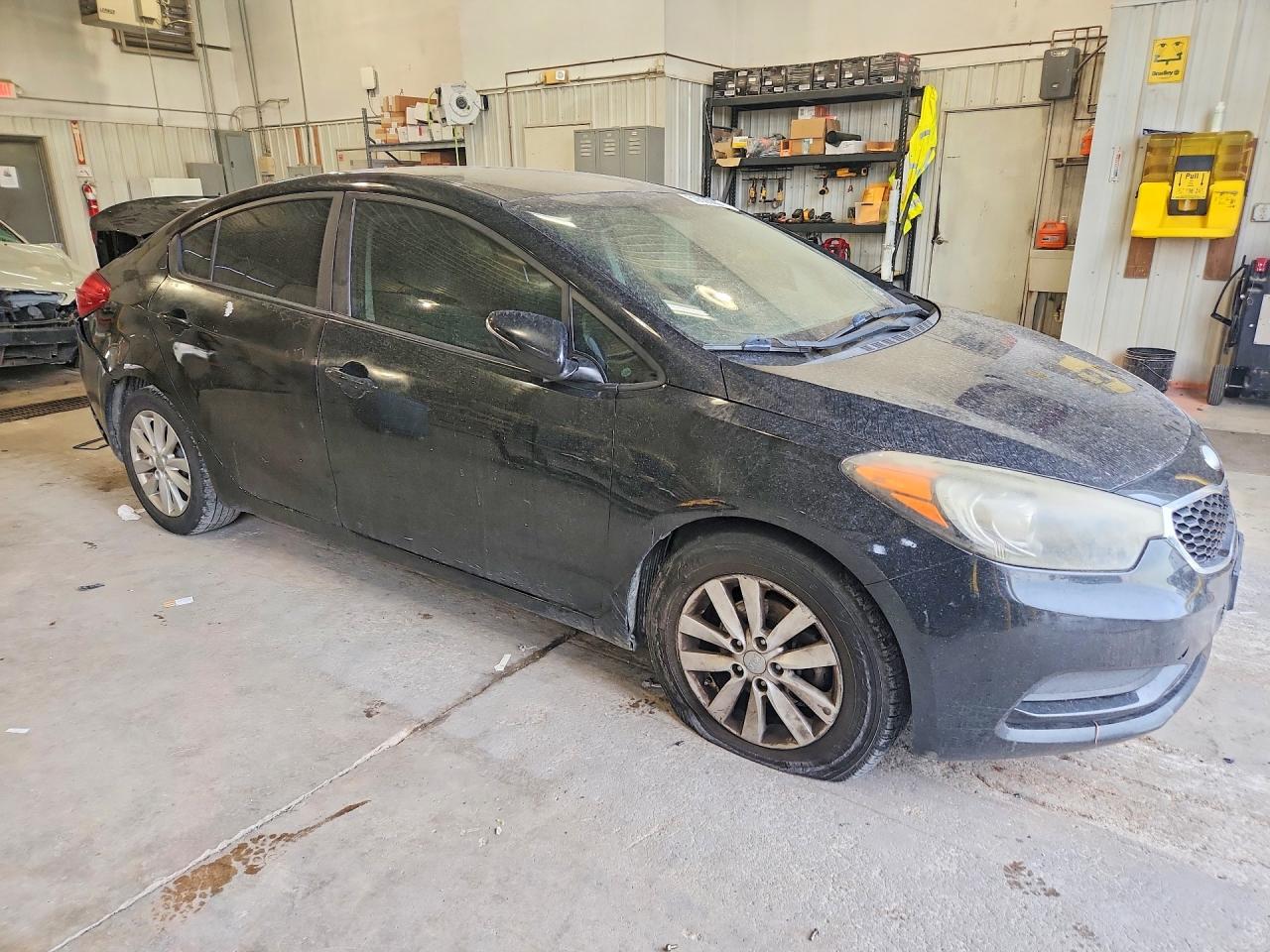 2014 Kia Forte Lx Black vin: KNAFX4A6XE5048550