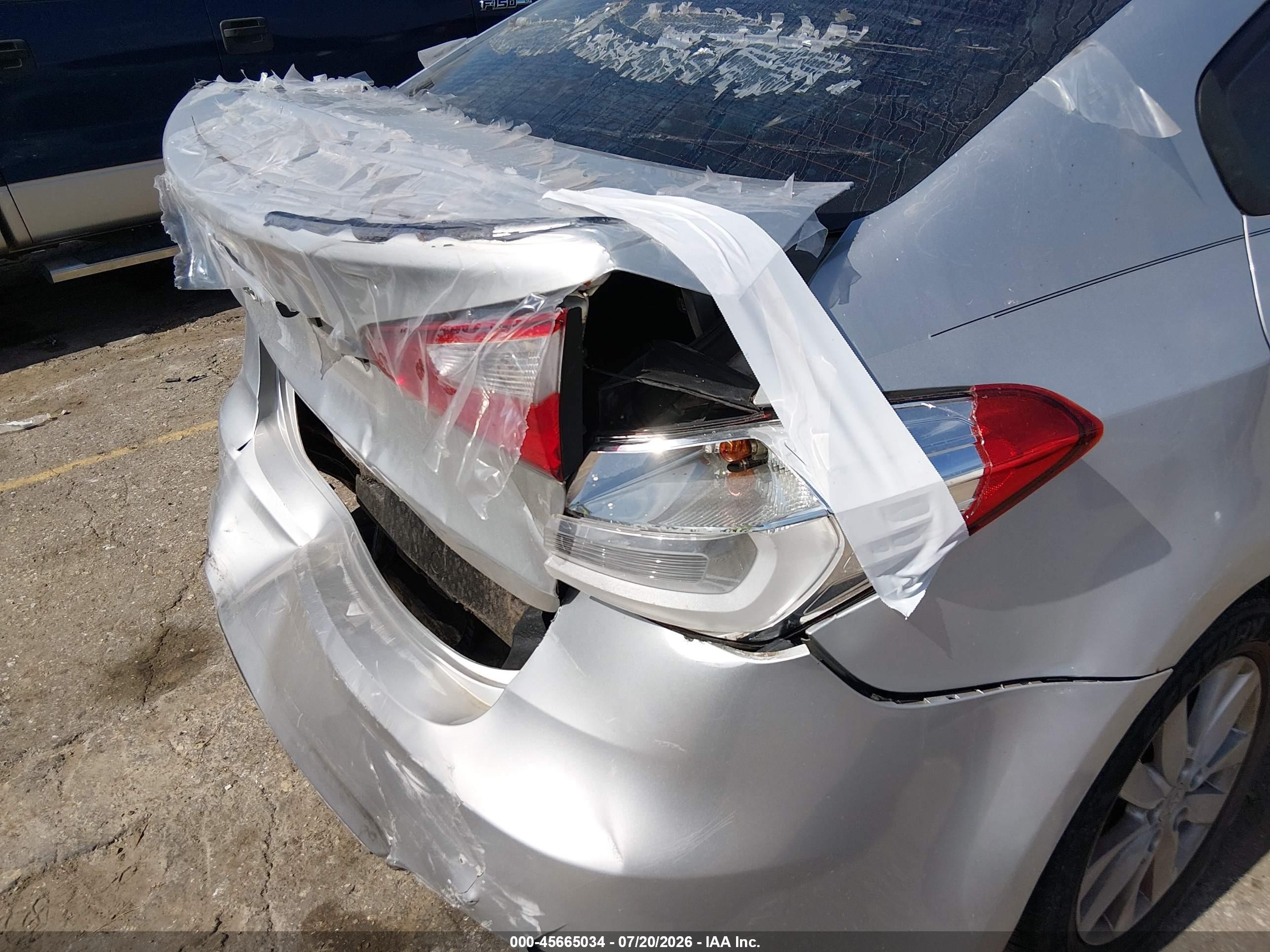 2014 Kia Forte Lx Silver vin: KNAFX4A6XE5078552