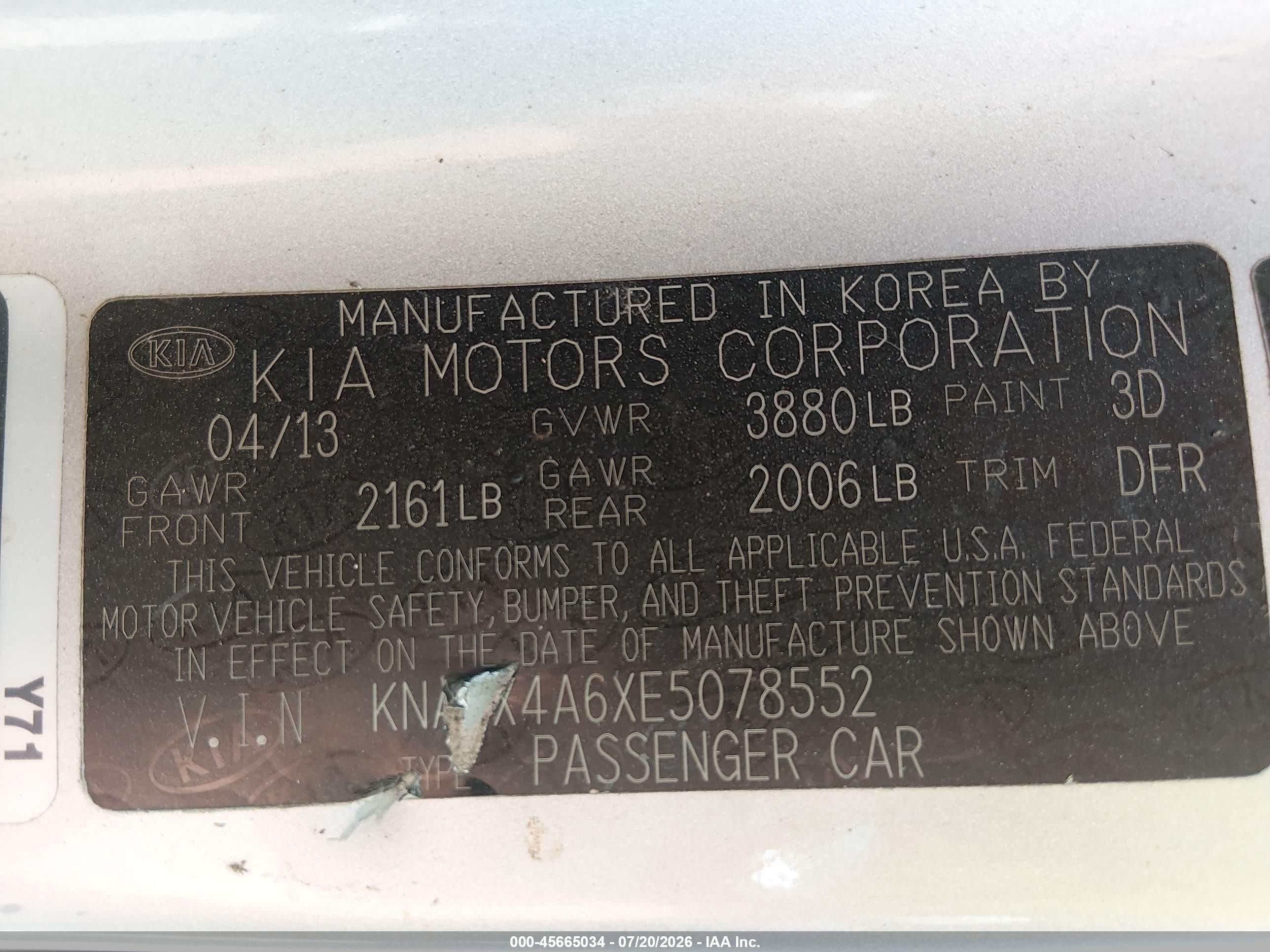 2014 Kia Forte Lx Silver vin: KNAFX4A6XE5078552