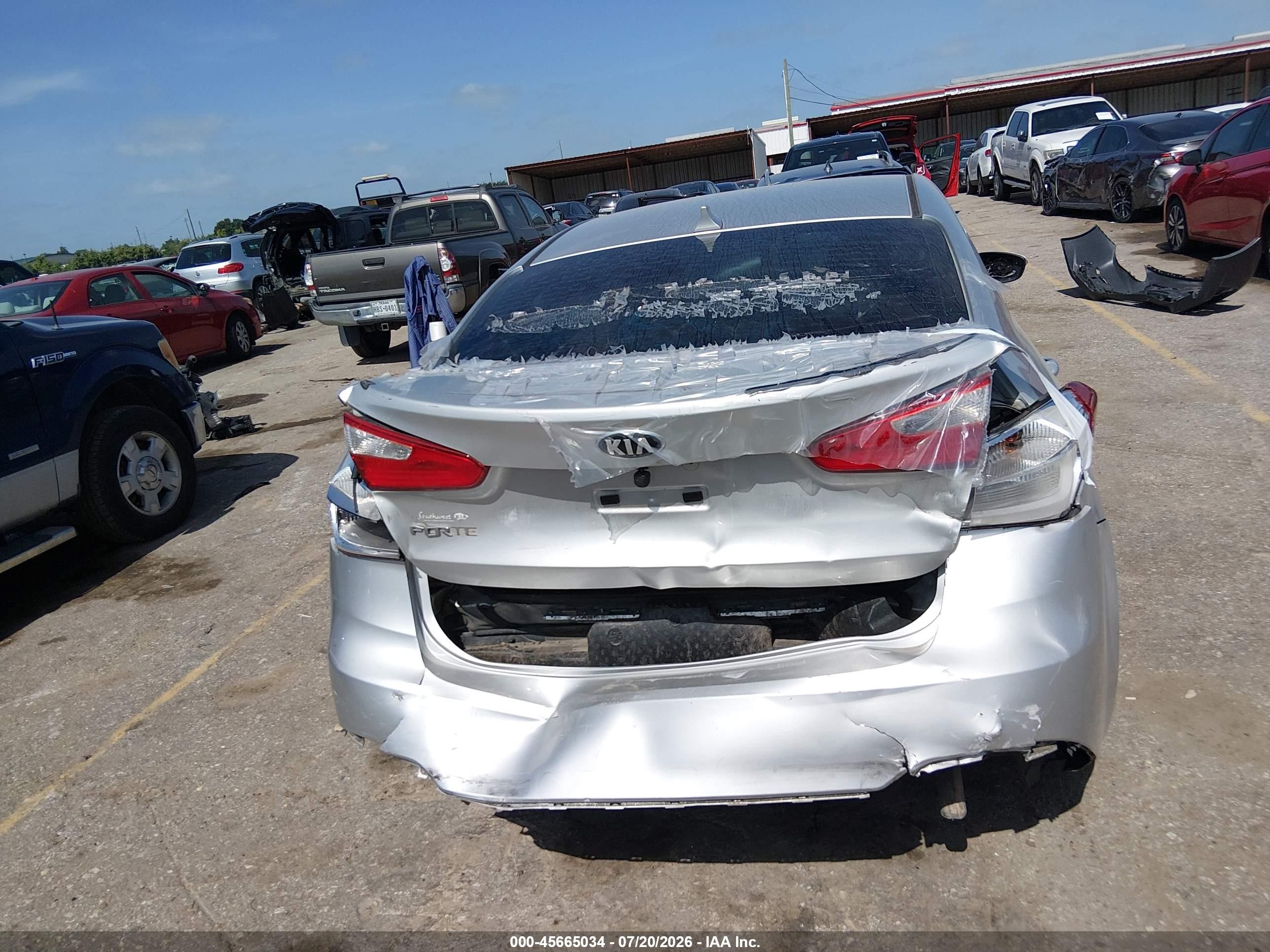2014 Kia Forte Lx Silver vin: KNAFX4A6XE5078552