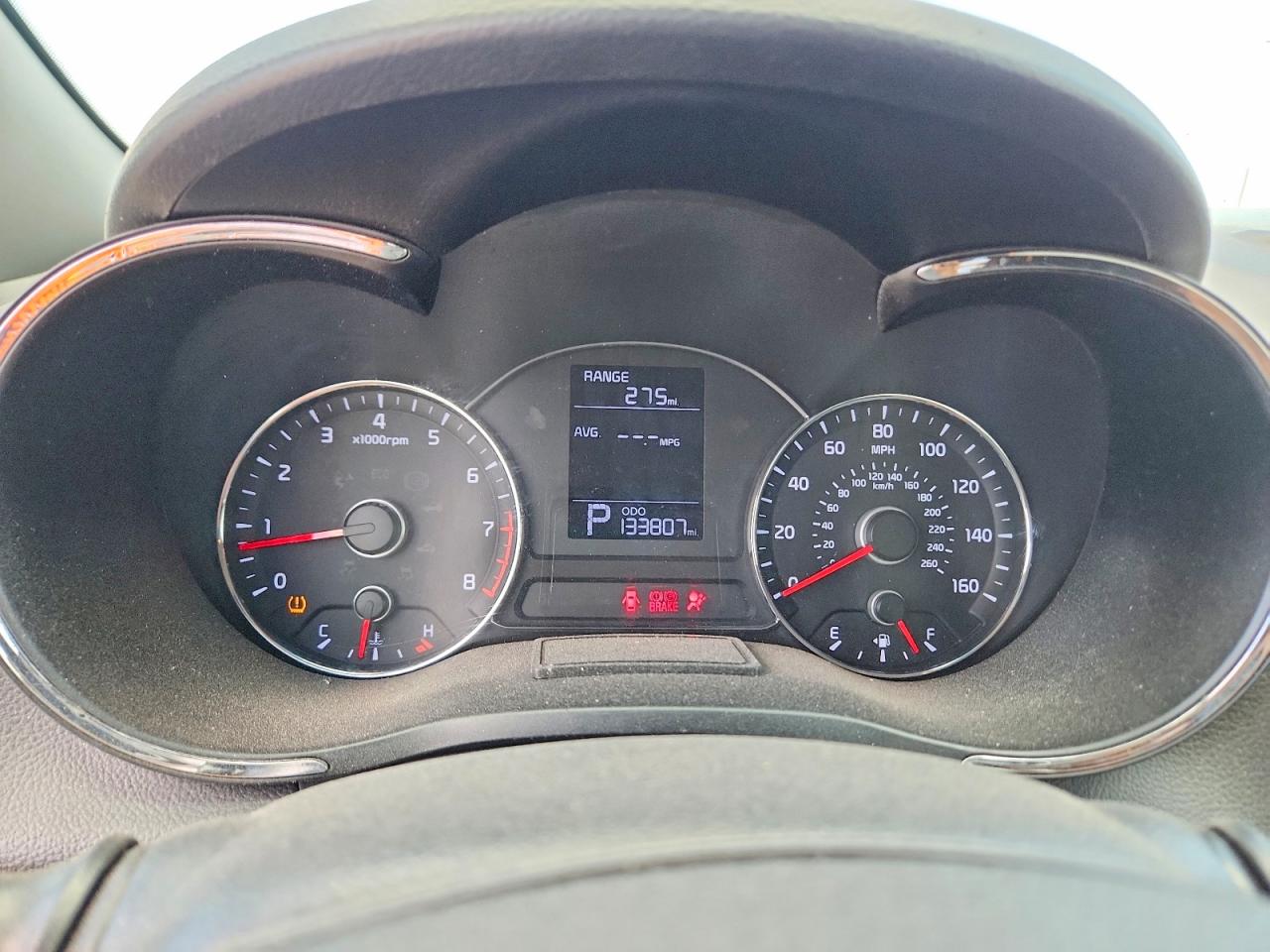 2014 Kia Forte Lx Brown vin: KNAFX4A6XE5237540