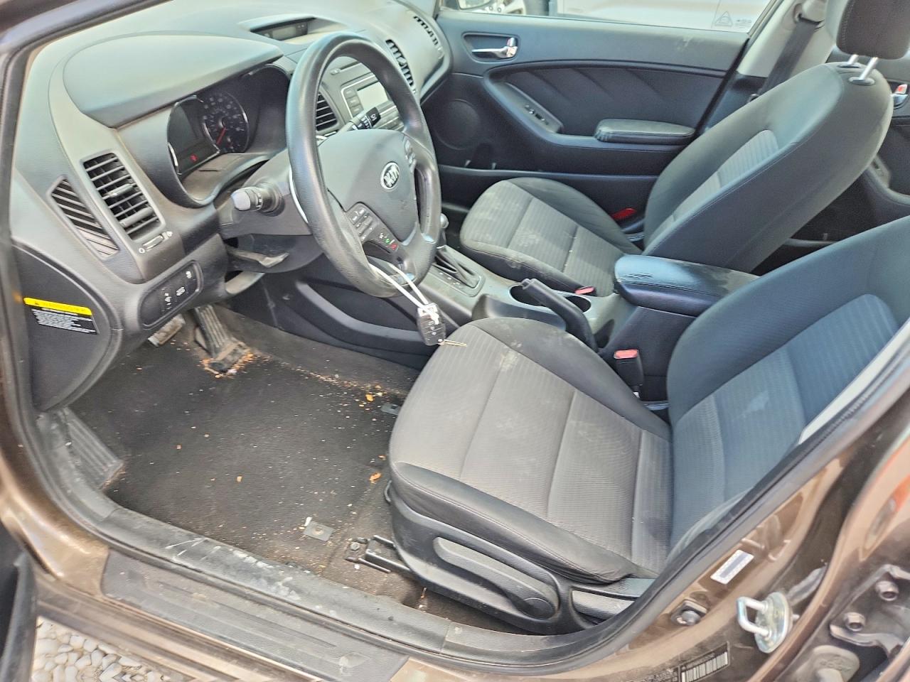 2014 Kia Forte Lx Brown vin: KNAFX4A6XE5237540