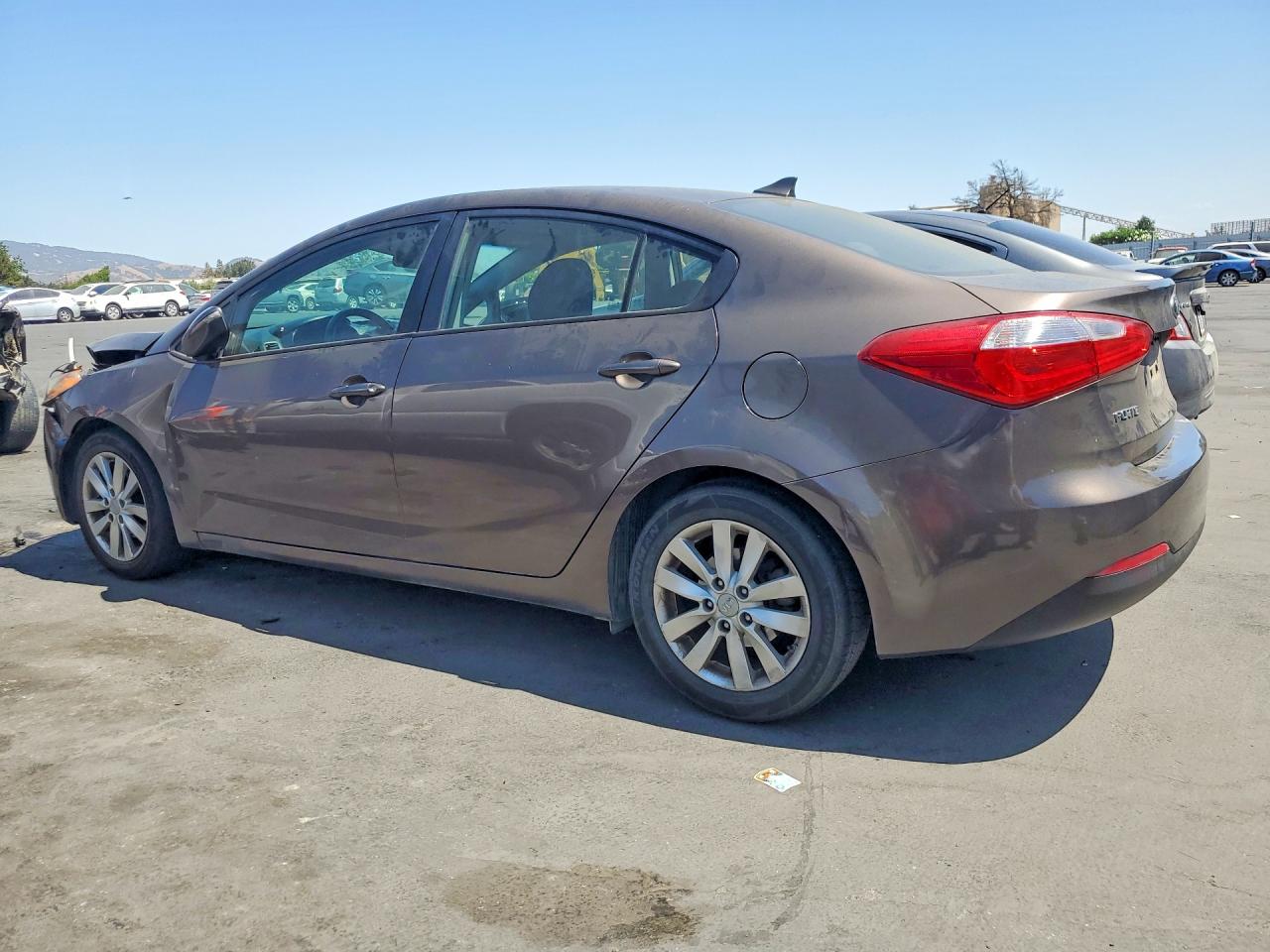 2015 Kia Forte Lx Gray vin: KNAFX4A6XF5256574
