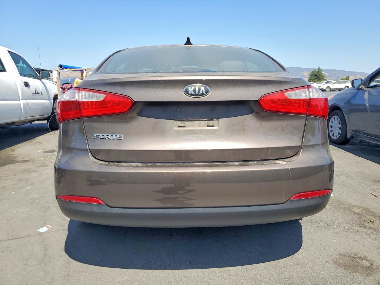 2015 Kia Forte Lx Gray vin: KNAFX4A6XF5256574