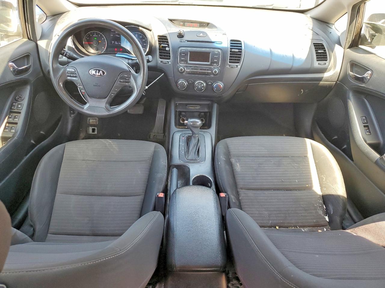 2015 Kia Forte Lx Gray vin: KNAFX4A6XF5256574