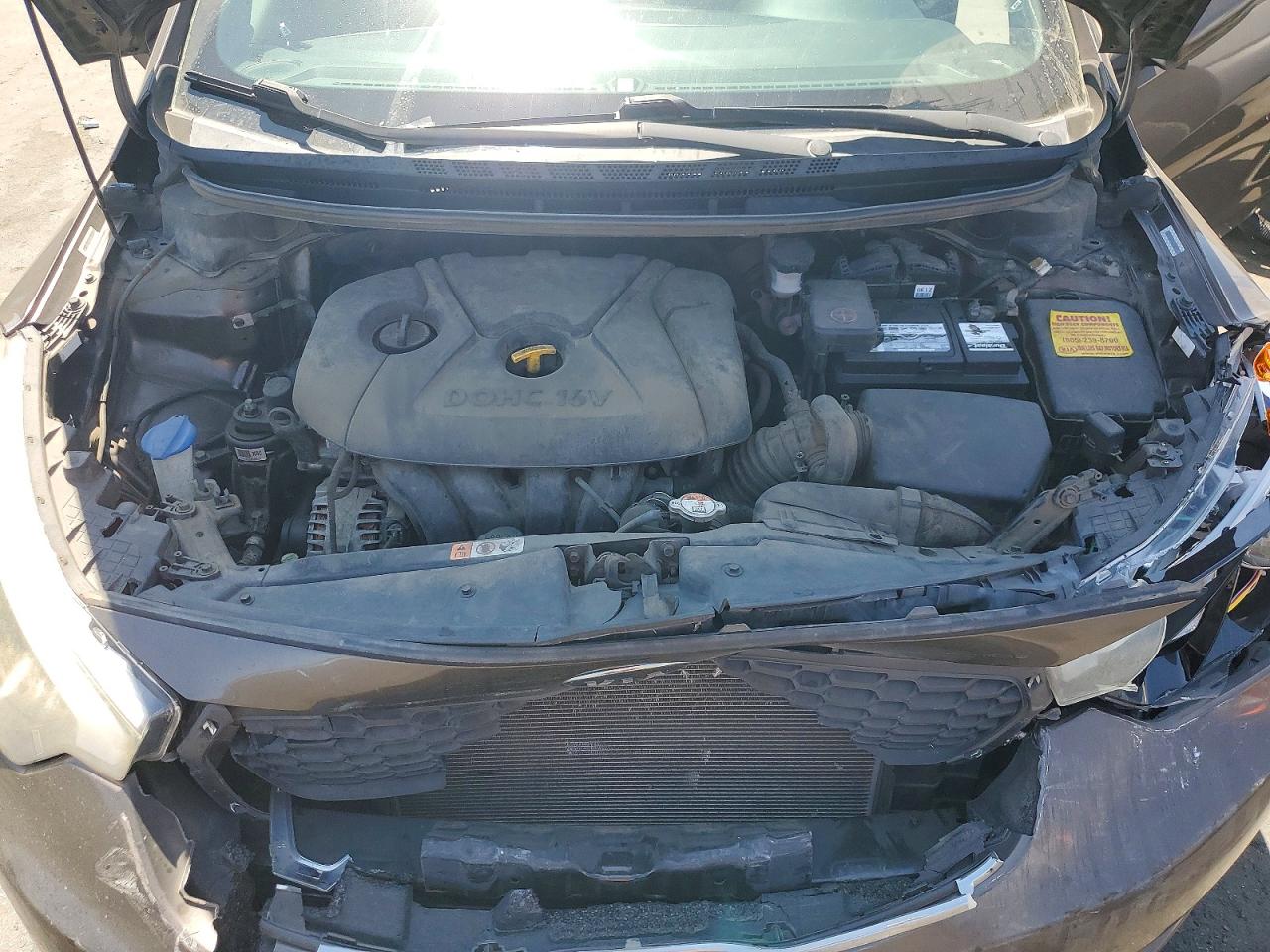 2015 Kia Forte Lx Gray vin: KNAFX4A6XF5256574