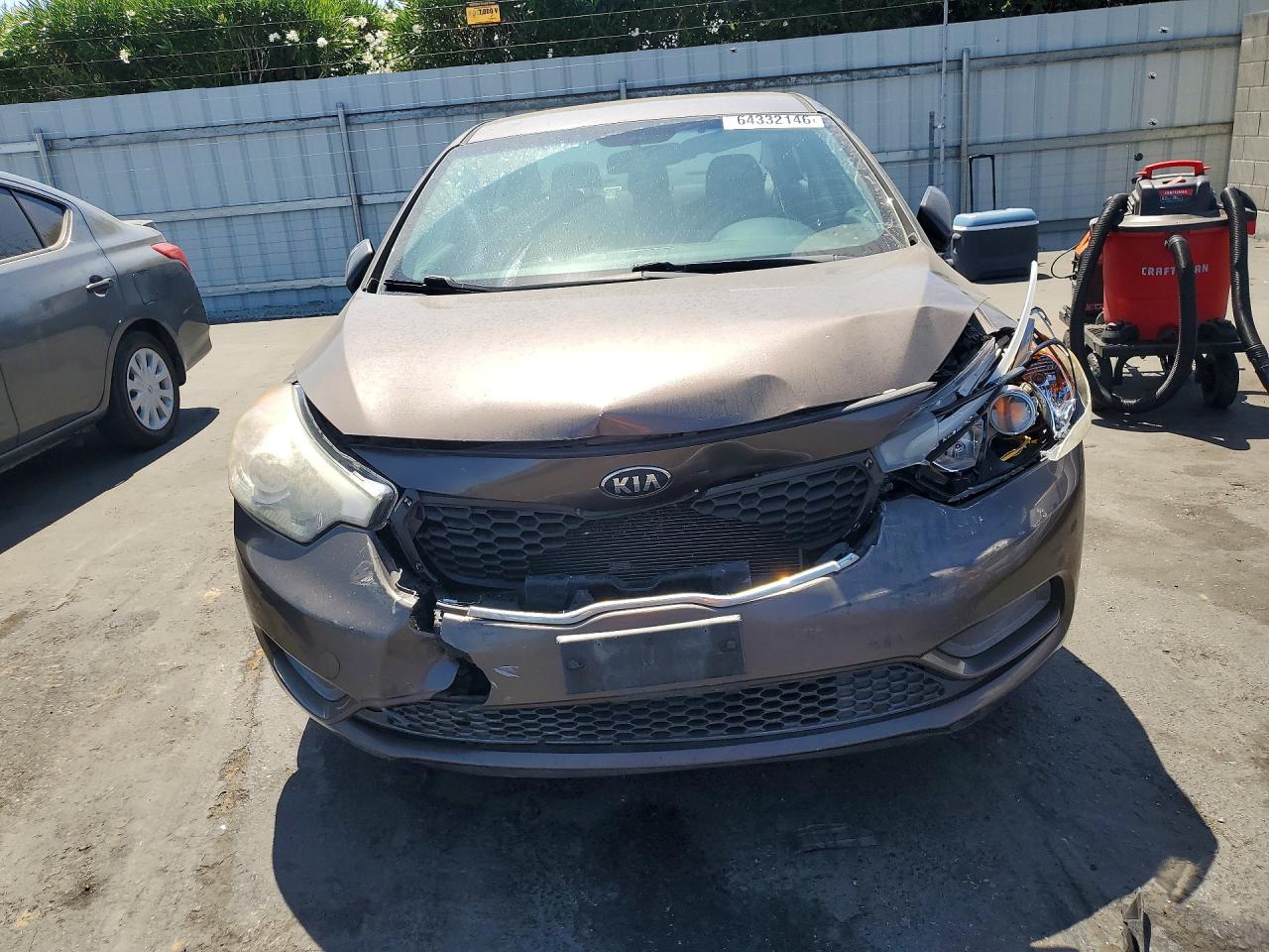 2015 Kia Forte Lx Gray vin: KNAFX4A6XF5256574