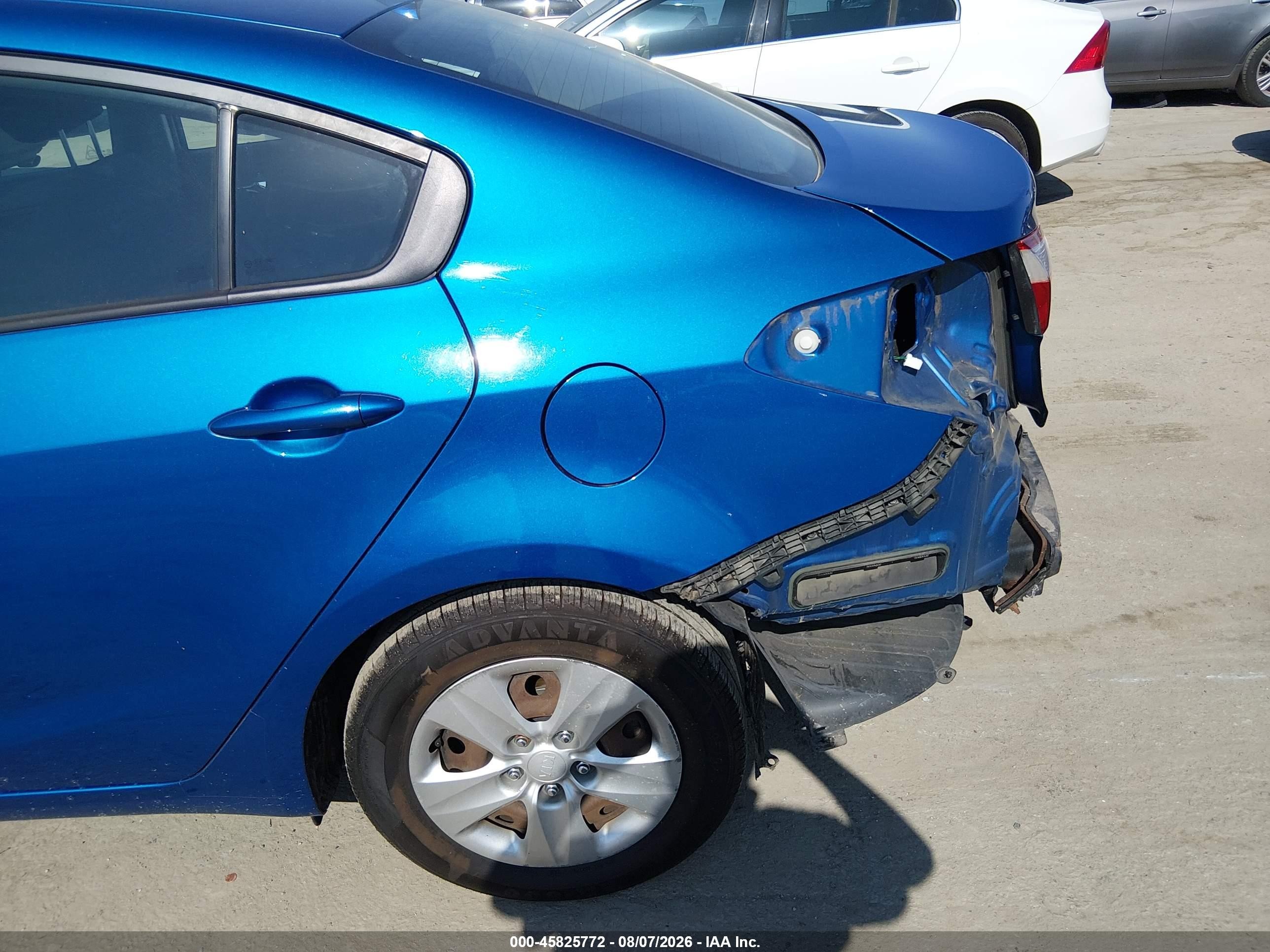 2015 Kia Forte Lx Синий vin: KNAFX4A6XF5278042