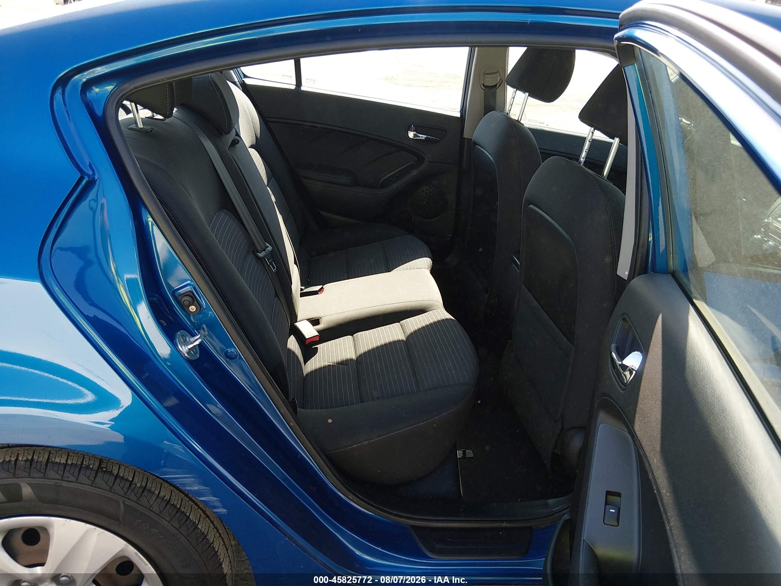 2015 Kia Forte Lx Синий vin: KNAFX4A6XF5278042