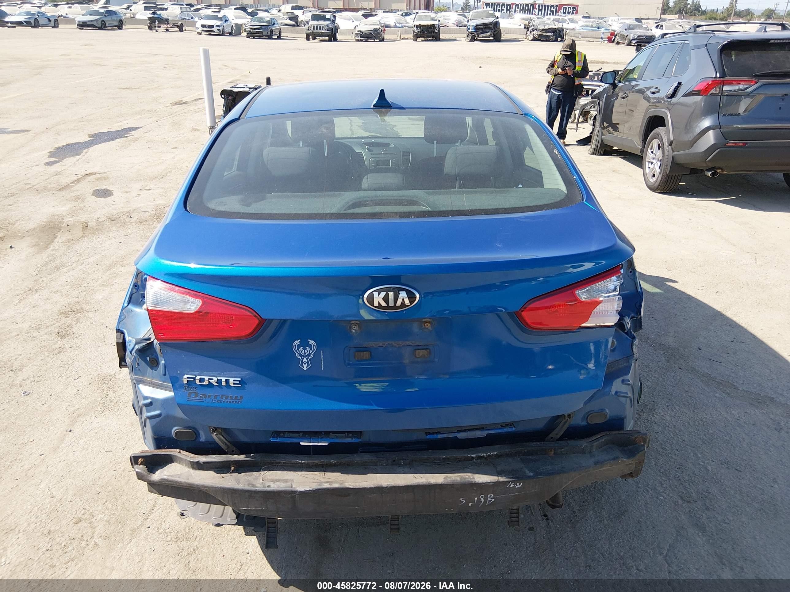 2015 Kia Forte Lx Синий vin: KNAFX4A6XF5278042