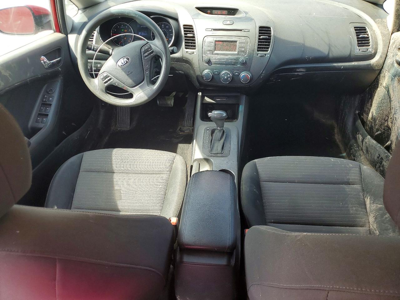 2015 Kia Forte Lx Red vin: KNAFX4A6XF5299506
