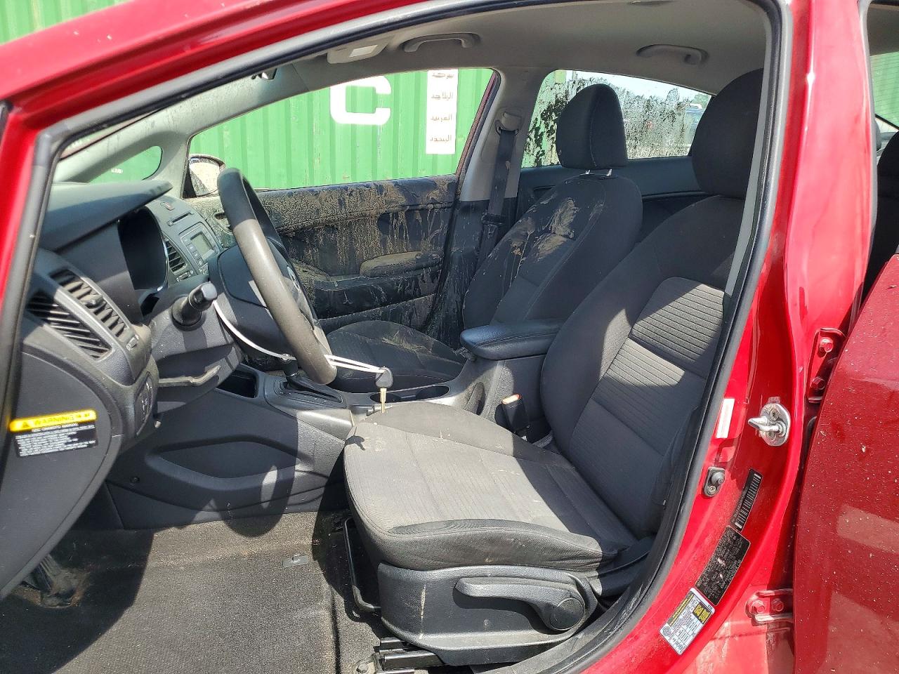 2015 Kia Forte Lx Red vin: KNAFX4A6XF5299506