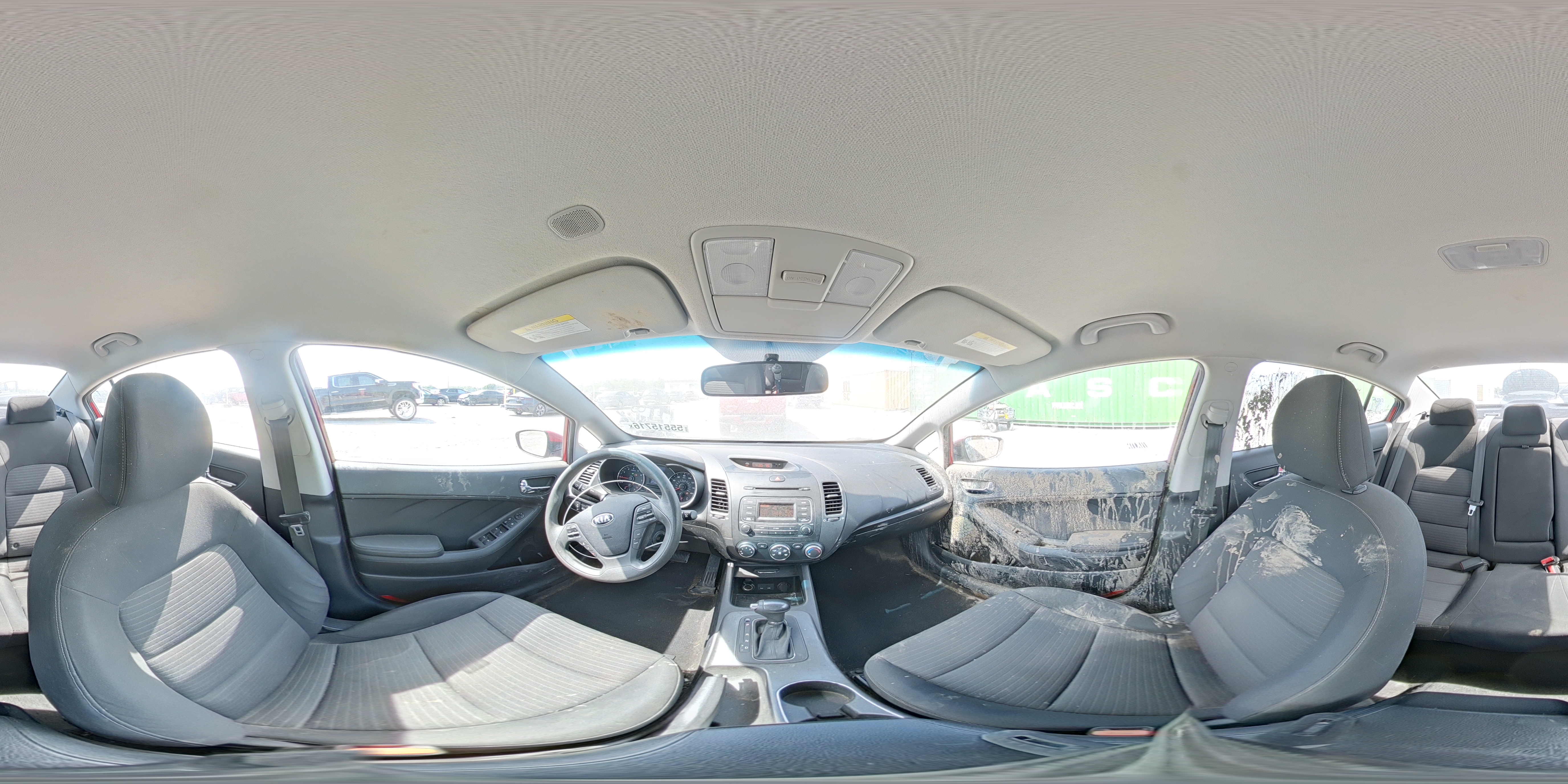 2015 Kia Forte Lx Red vin: KNAFX4A6XF5299506
