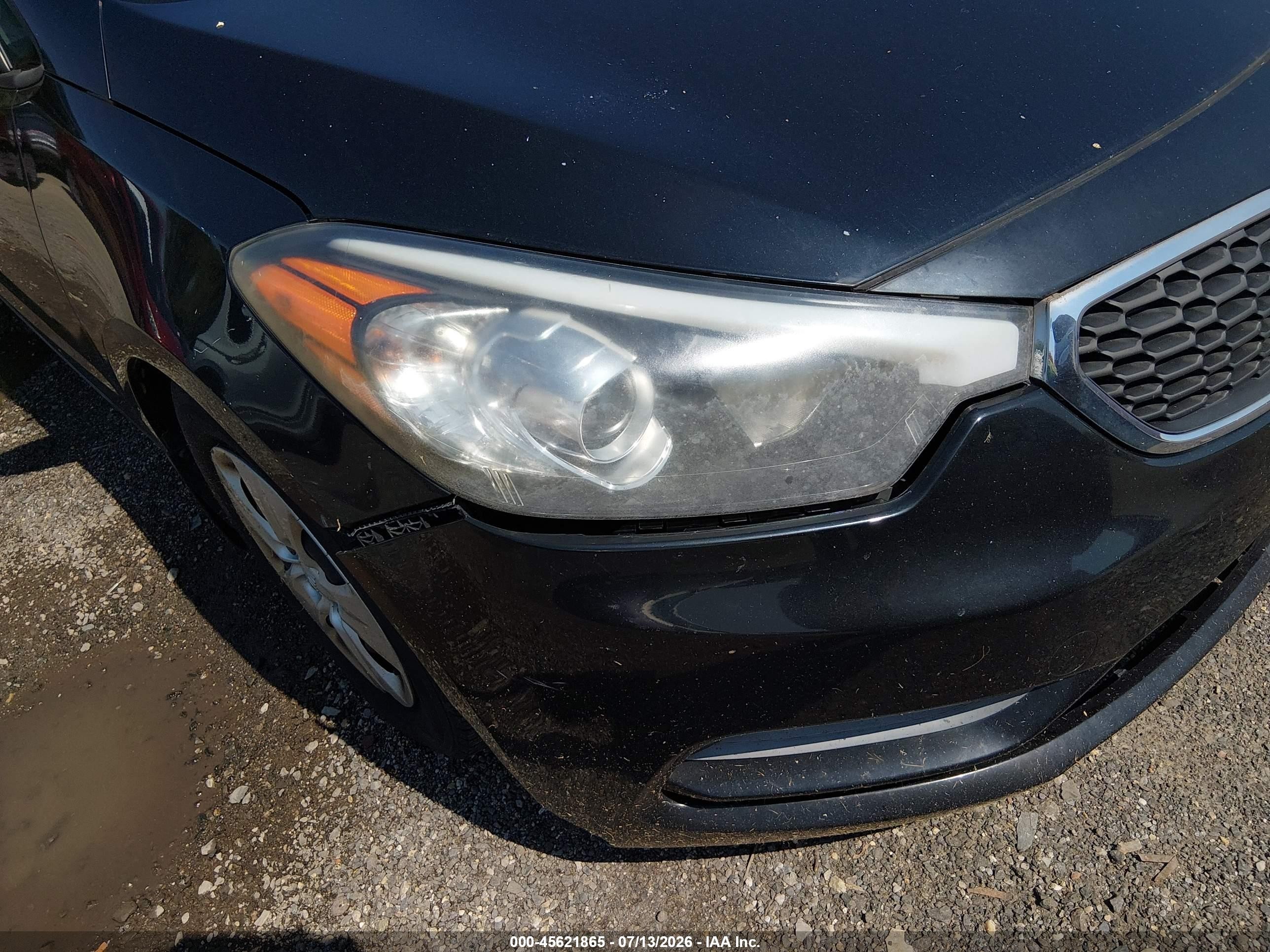 2015 Kia Forte Lx Black vin: KNAFX4A6XF5330866